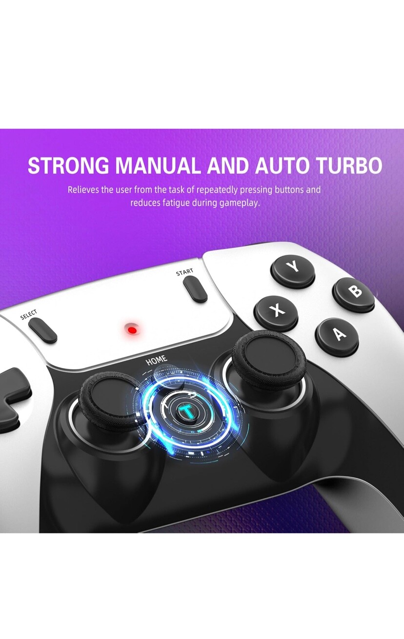 2025 Upgrade Retro Game Console Stick Pro, Classic Video Games with 4K HDMI, Bui