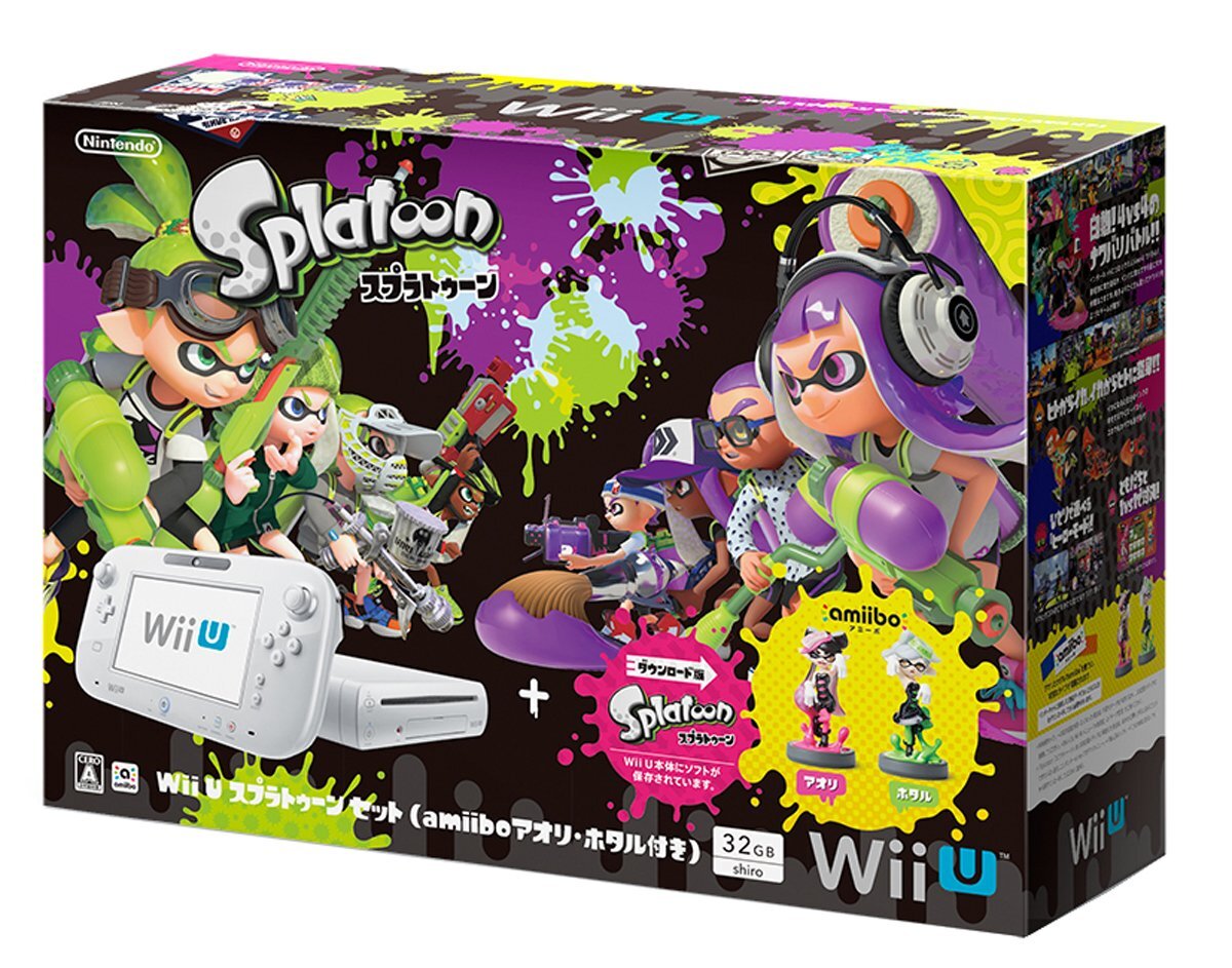 Wii U Splatoon set (with amiibo Firefly)