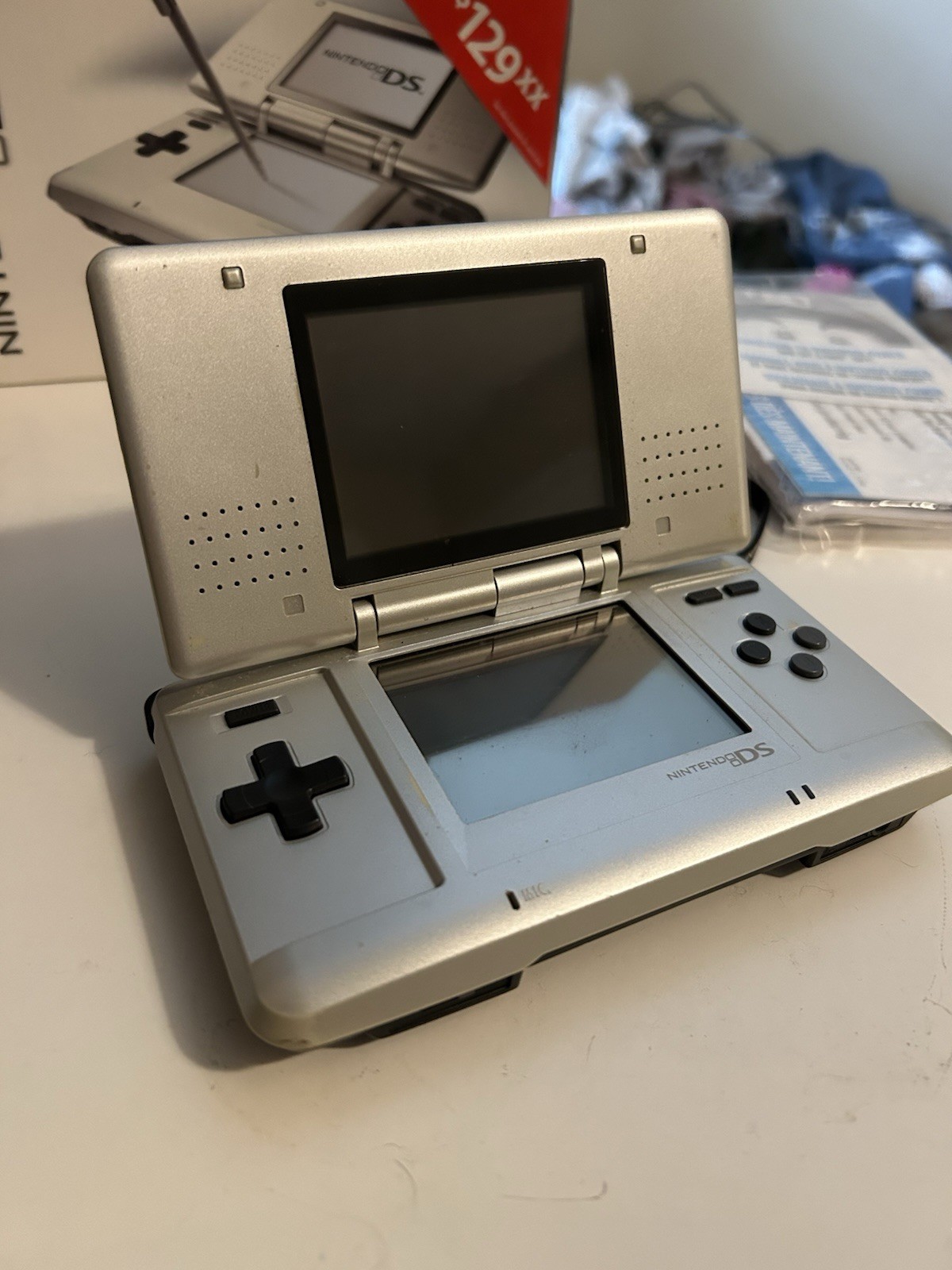 Original Nintendo Ds with Box and Manuals Working Condition