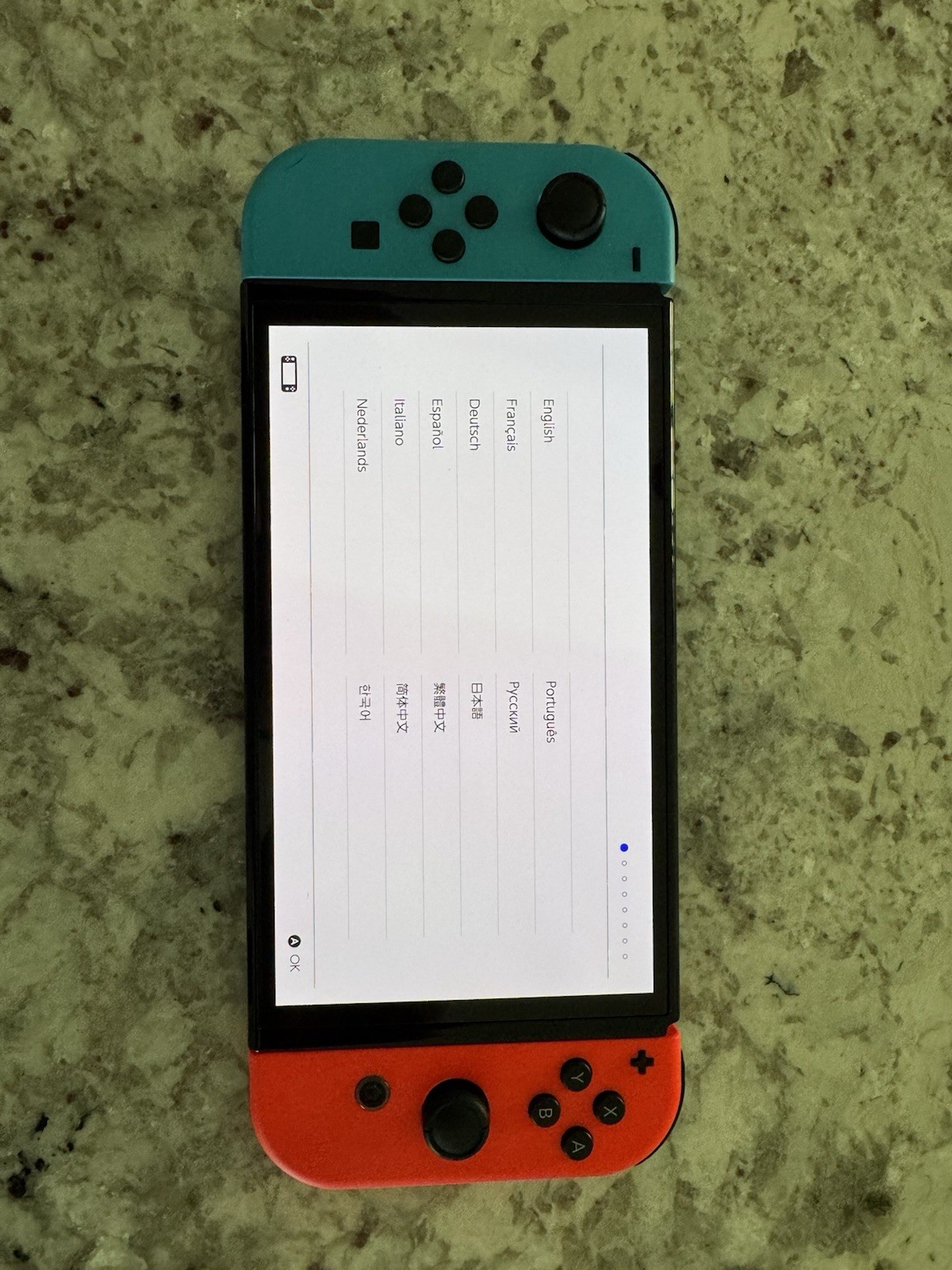 Nintendo Switch OLED Model HEG-001 Handheld Console – 64GB – Black/Neon Red/Neon