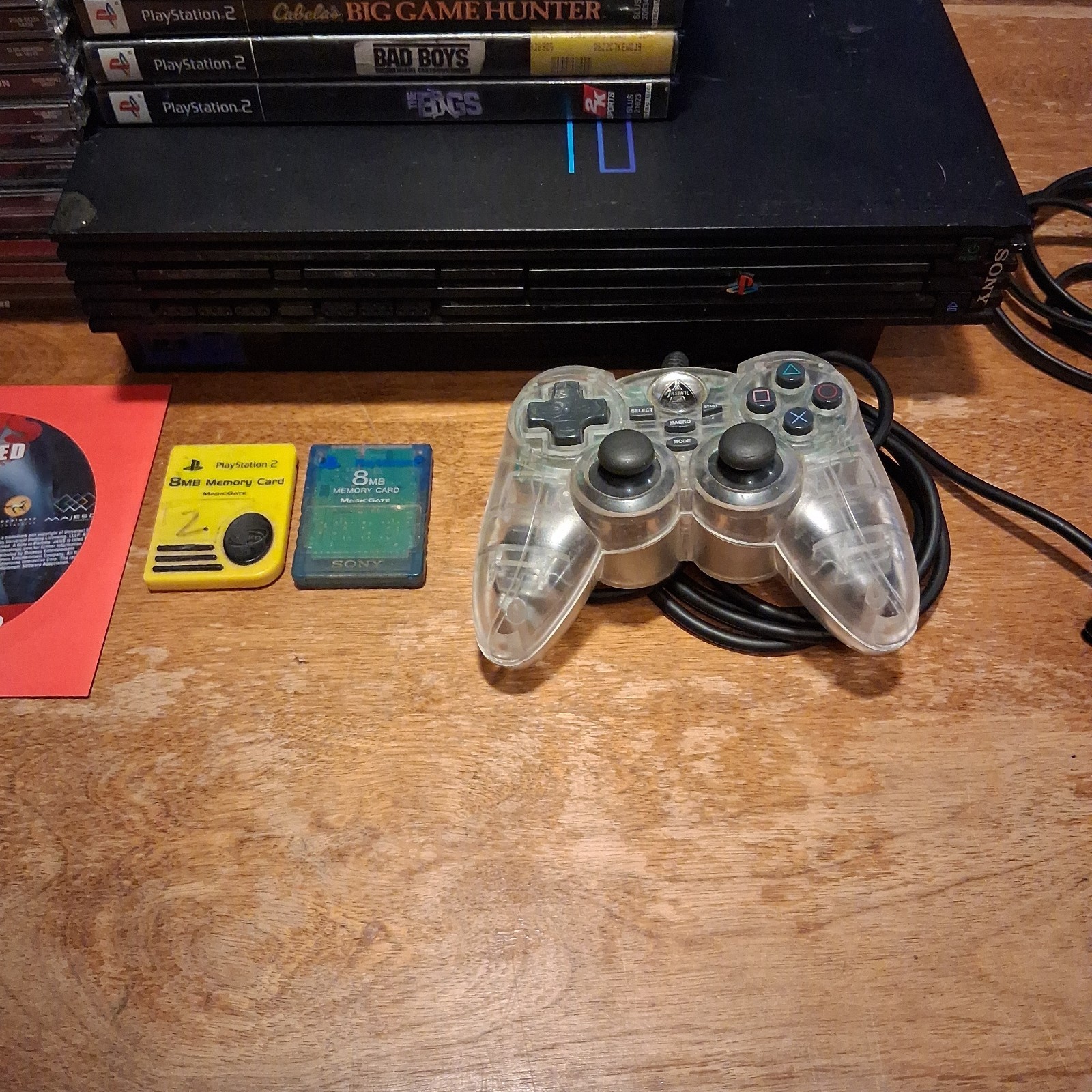 Ps2 Fat Console Bundle With 50 Games Ps1 Ps2 Games
