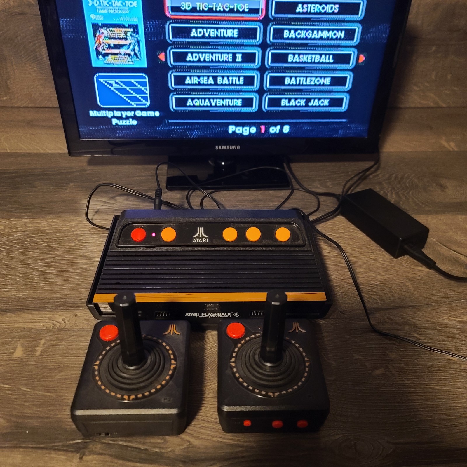 Atari Flashback 4 Classic Game Console System 101 Built In Games — No Power