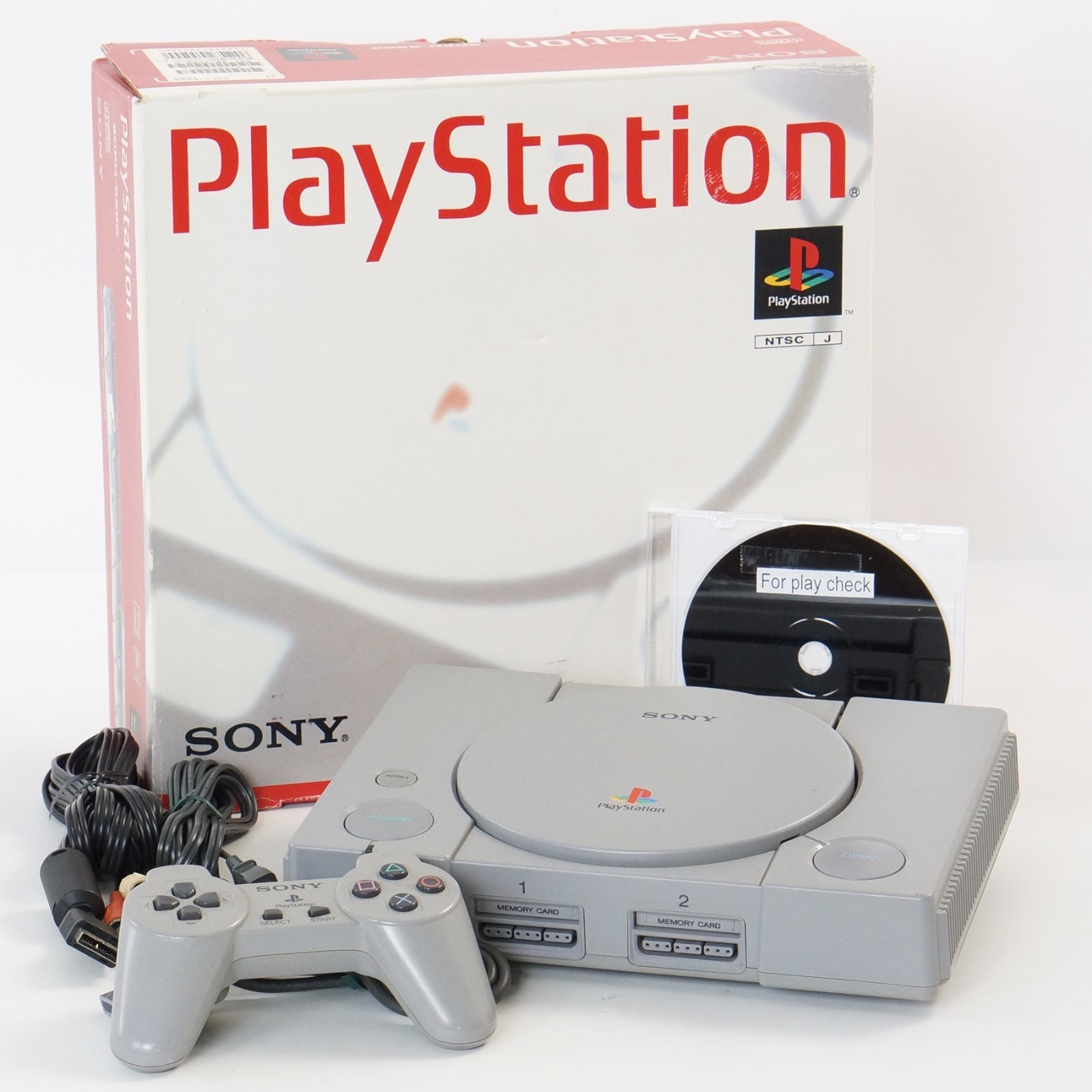 PS1 Playstation Console Boxed SCPH-5500 SONY Tested System -NTSC-J CD- A3817469