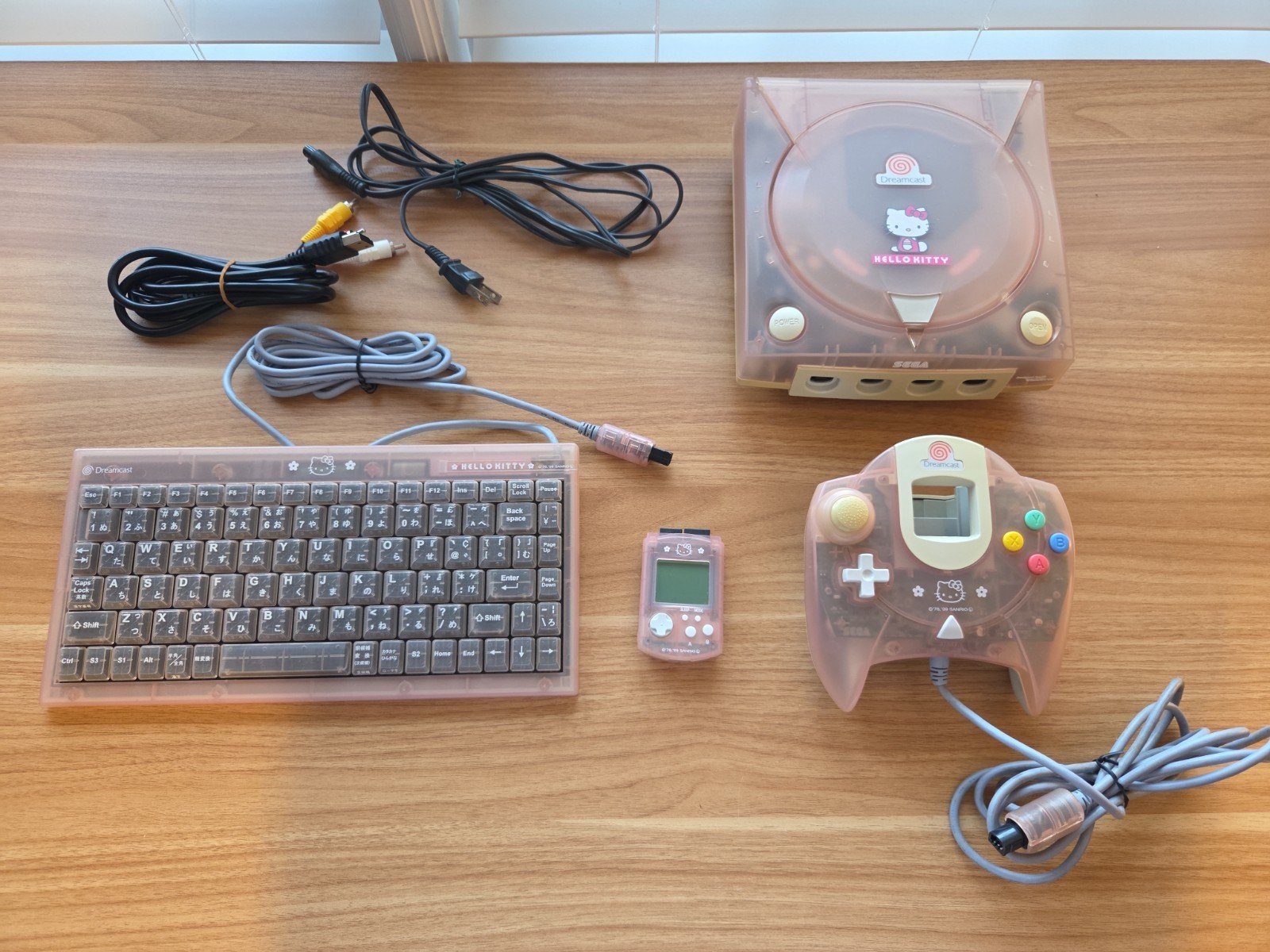 SEGA Dreamcast Hello Kitty Pink HKT-3000 Console Complete Set NTSC-J Tested