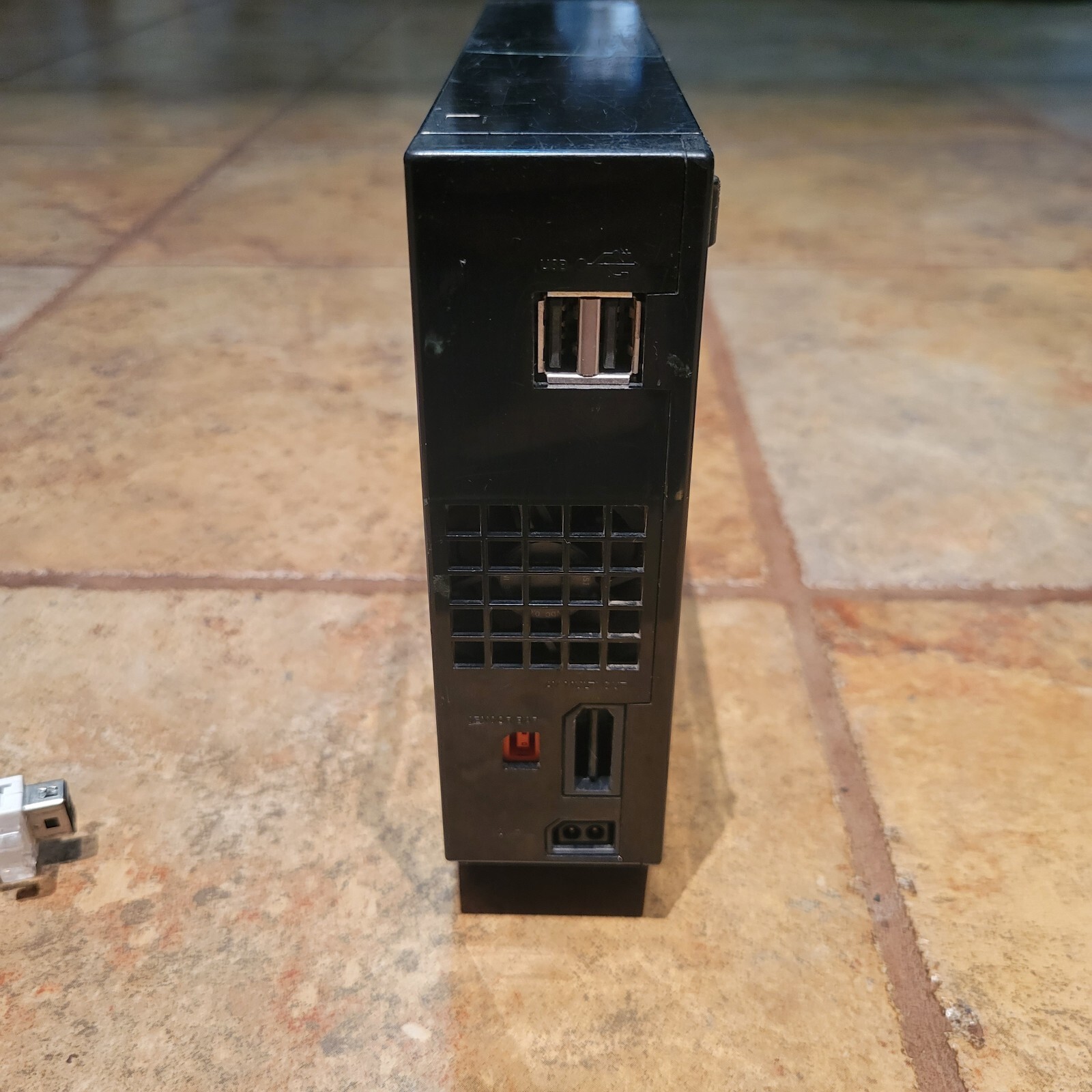 Nintendo Wii Console + Sensor Bar & Cords BLACK RVL-101(USA)
