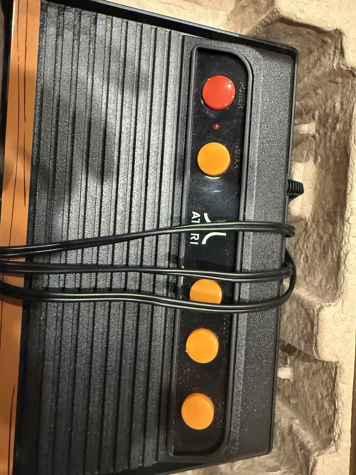 Atari Flashback 5 Black Orange Console Wireless Controllers 92 Games Atari 2600