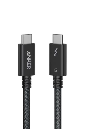 Anker Prime USB-C to USB-C Cable Thunderbolt 5 240W 80Gbps 1.0m 240W Output 8K