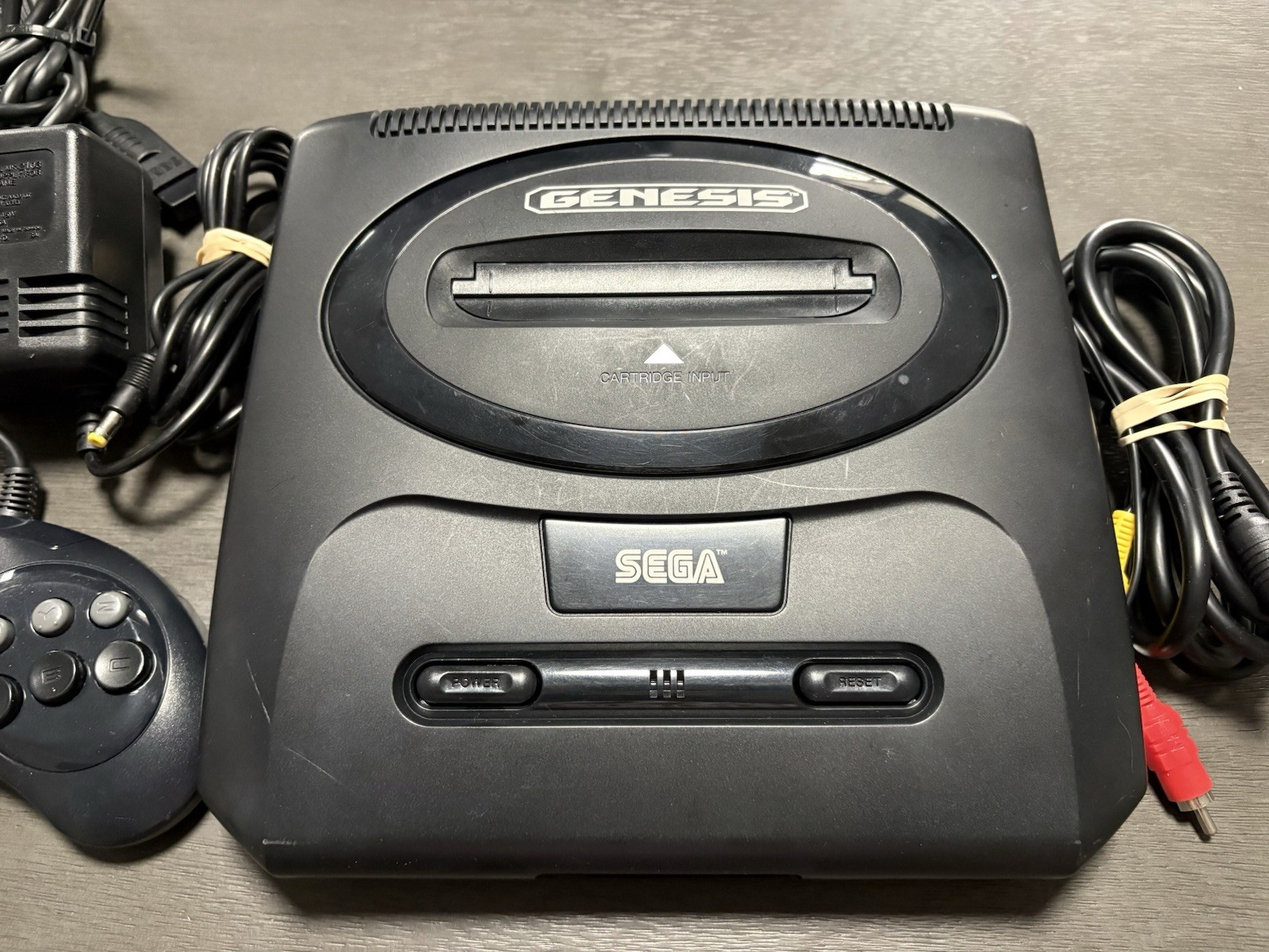 Sega genesis console model 2 With Sonic And One Controller
