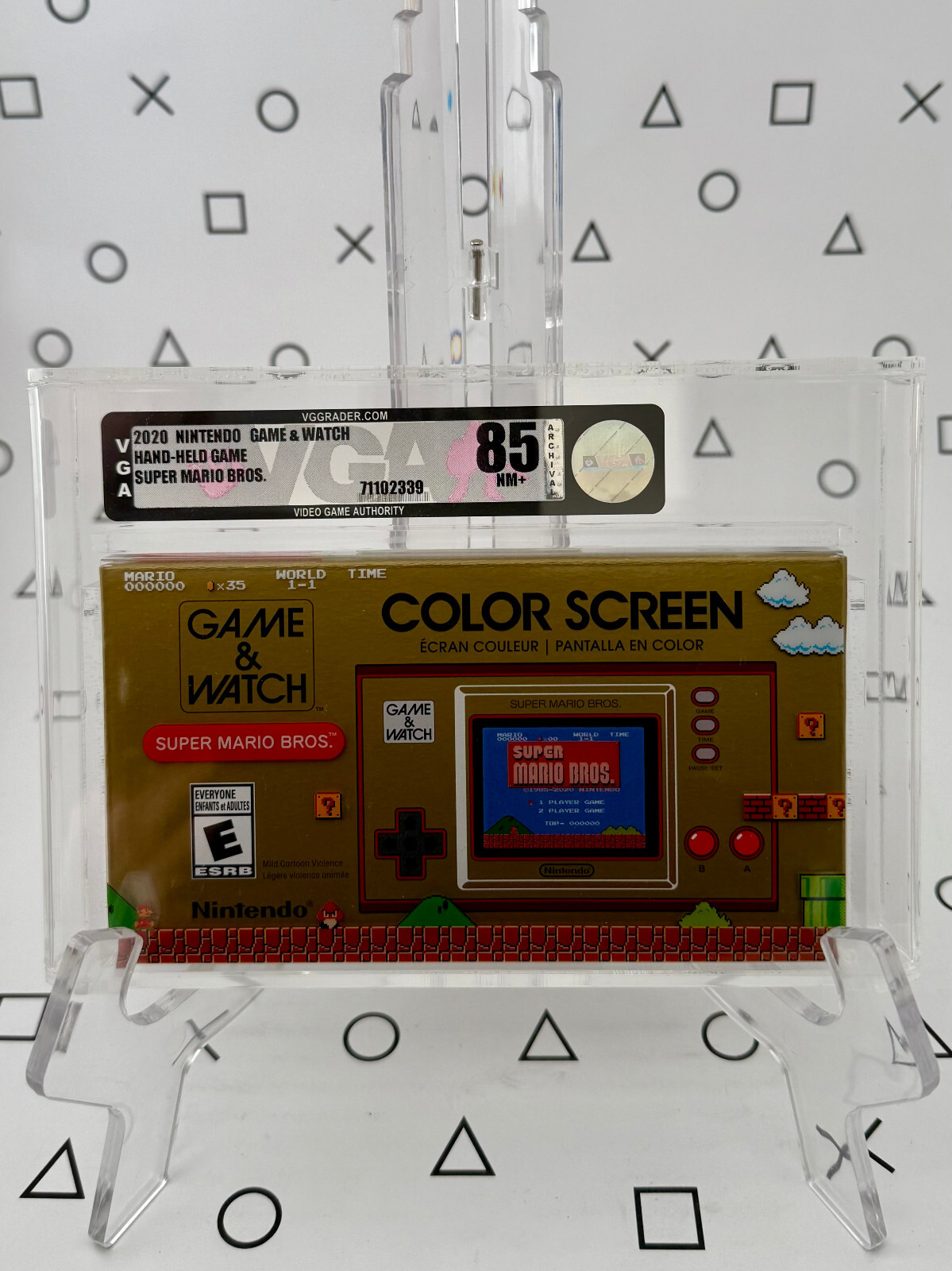 Nintendo Game & Watch Super Mario Bros Handheld Console Sealed – VGA 85 – NM+