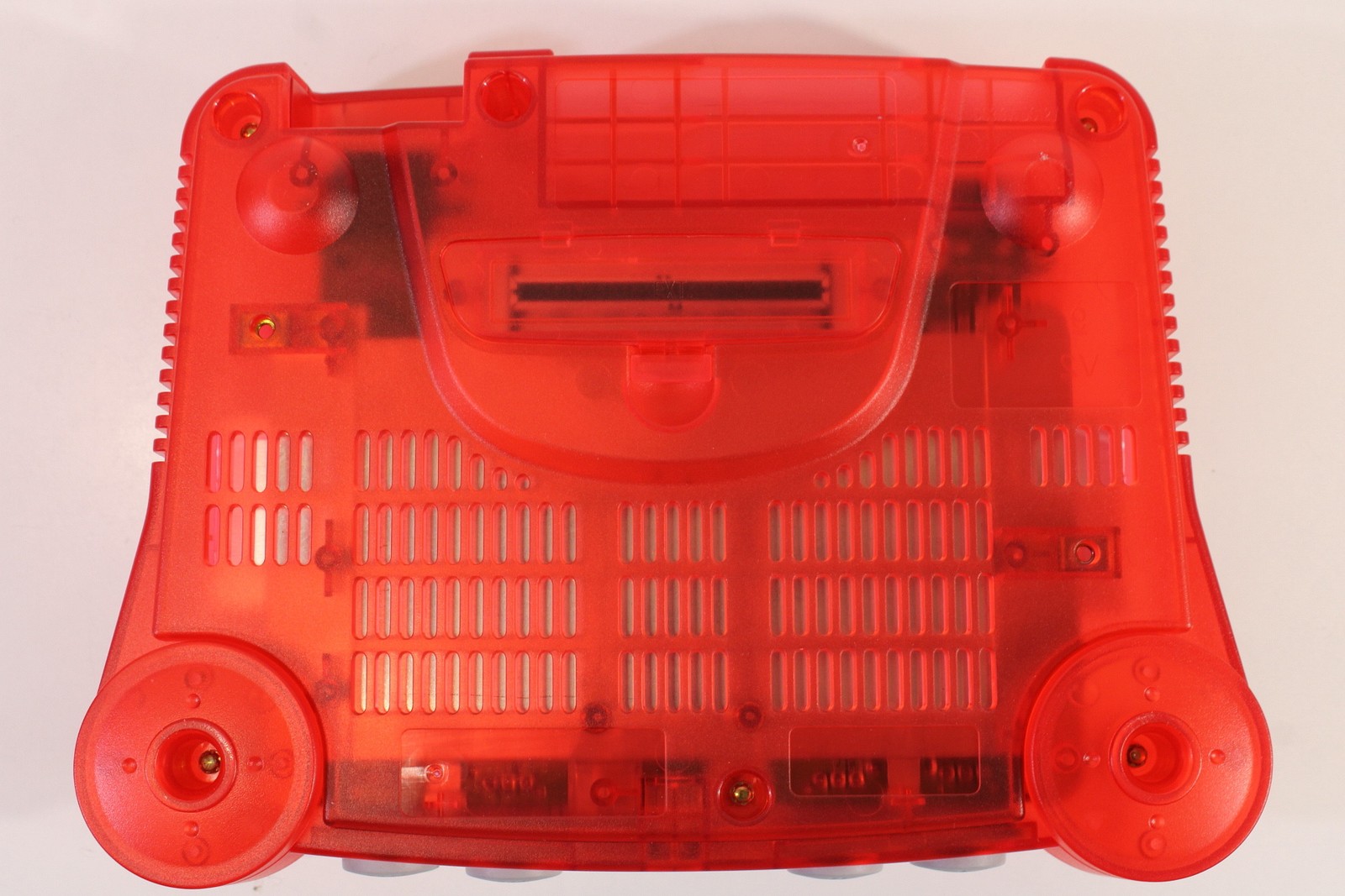 Nintendo 64 Clear Red Console Controller AC S-Video to HDMI N64 NTSC REGION FREE