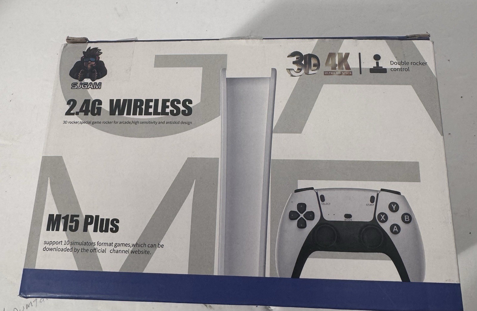 SJGAM 2.4G Wireless M15 Plus 3D Rocker Arcade Brand New
