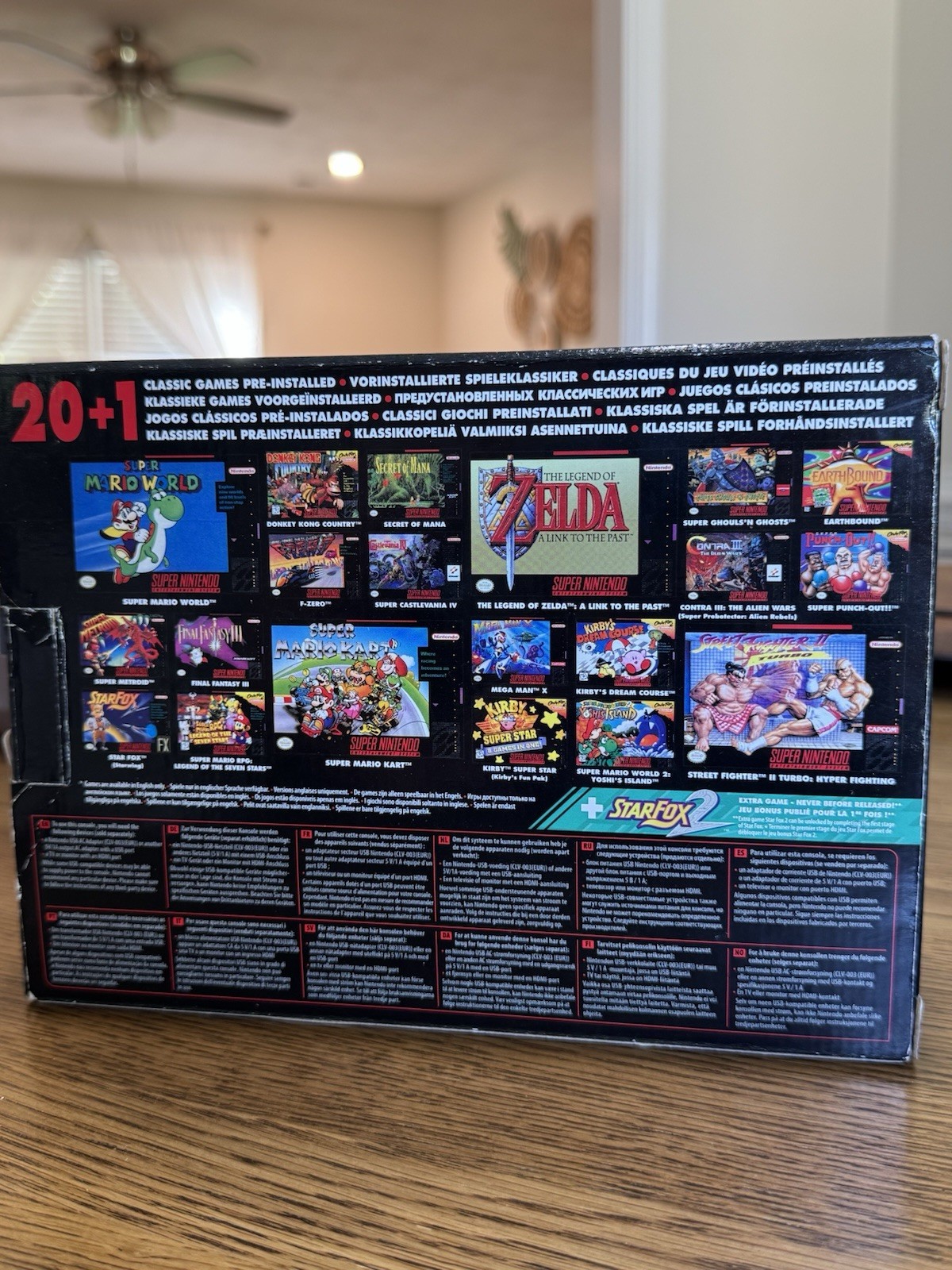 Super Nintendo Classic Mini SNES Entertainment System 21 Game Console