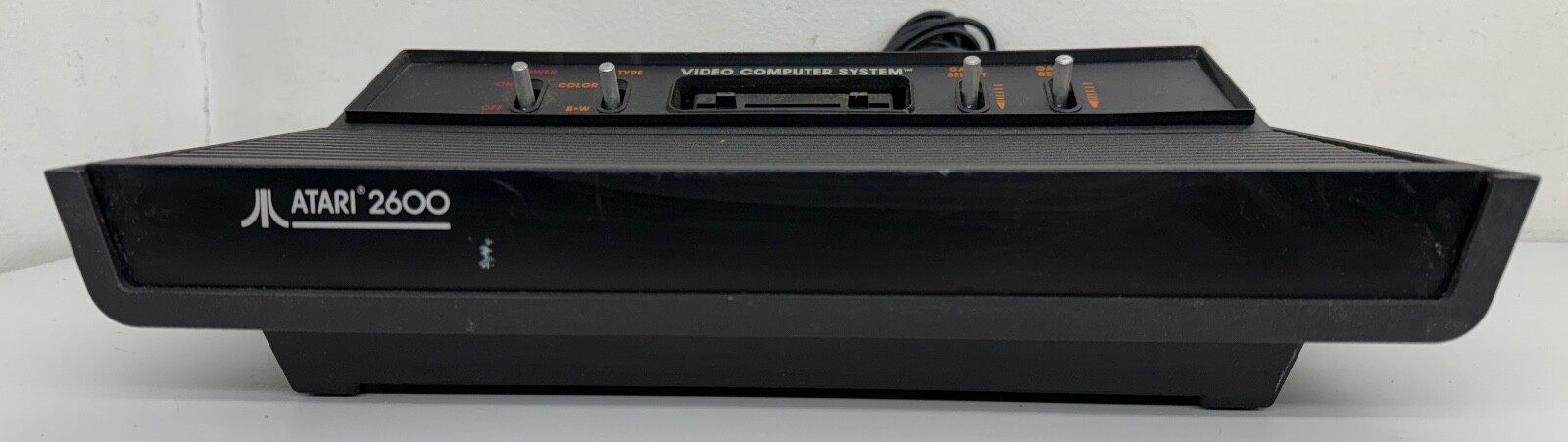 Vintage ATARI 2600 Darth Vader Video Computer System All Black Console UNTESTED