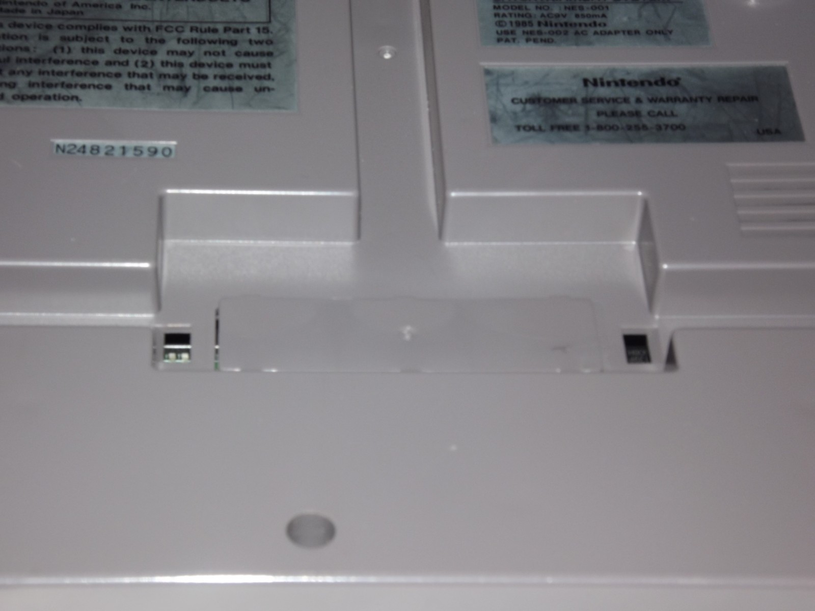 Original Nintendo NES System Console, hook ups, New AV to HD Converter