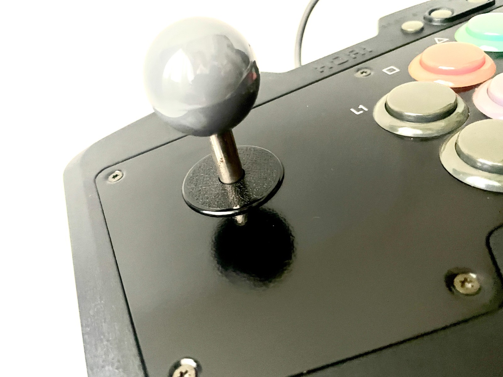 HORI Fighting Stick PS2 Arcade Controller w/ Tekken 1 & Tekken 2 Japan Lot