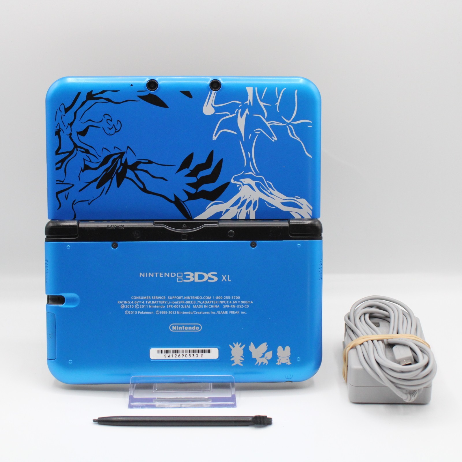 *Refurbished* Nintendo 3DS XL Pokemon X and Y Handheld System – Blue US Version