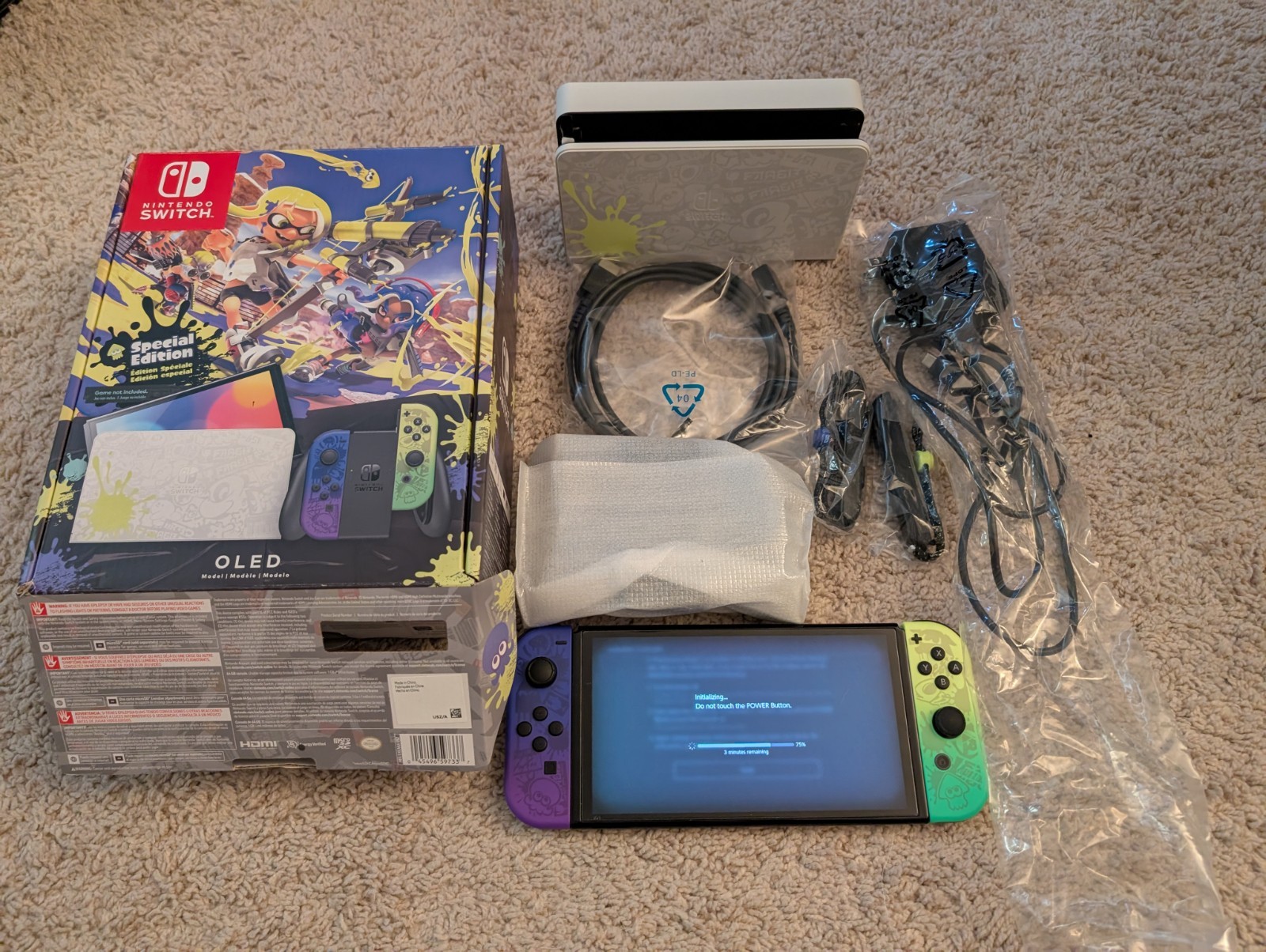 Nintendo Switch (OLED Model) Splatoon 3 Edition BIG BUNDLE