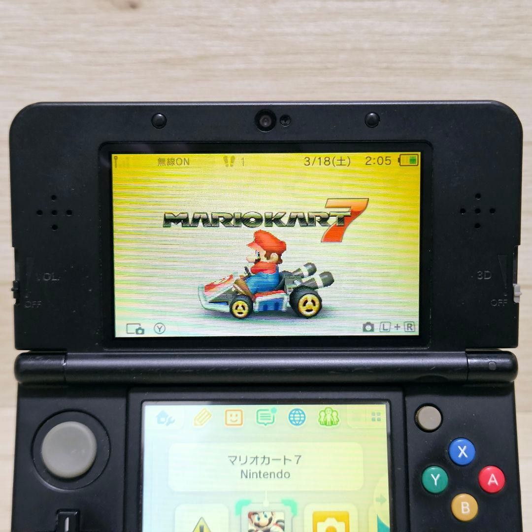 Nintendo 3DS Mario Black Edition Console Luigi Plates Tested 5.6×3.2×0.8 inch