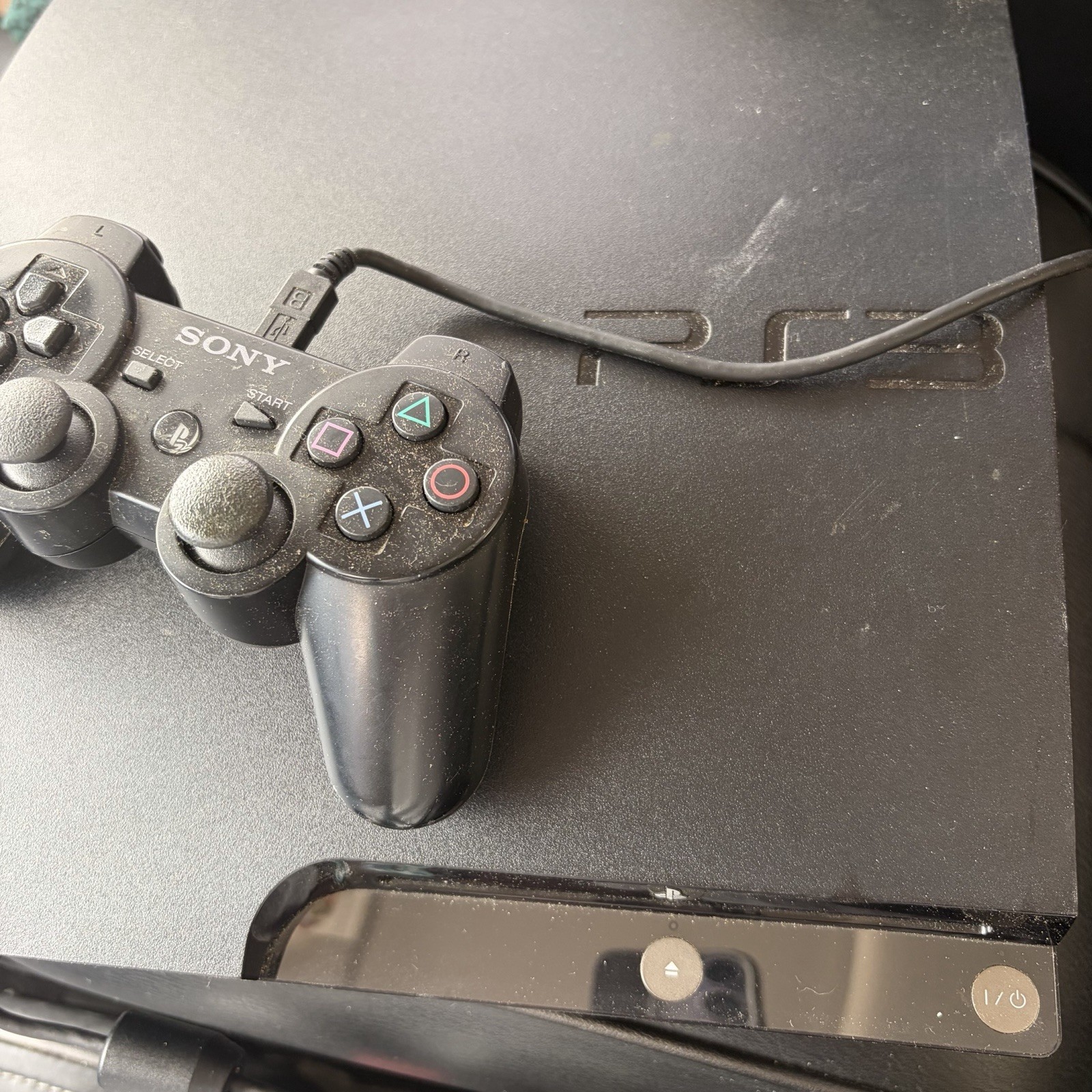 Sony PlayStation 3 PS3 250GB Black Console w/ DualShock, Wi-Fi, HDMI Blu-Ray