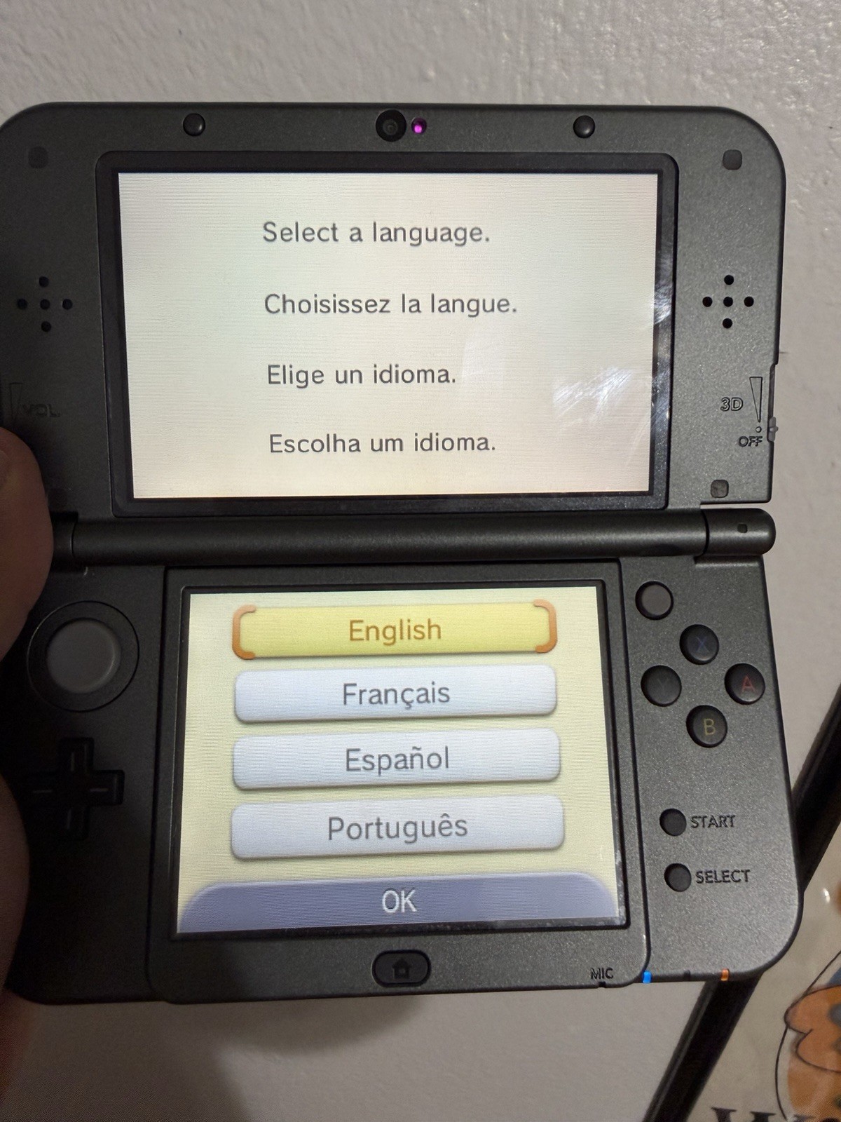 New Nintendo 3DS XL Black Handheld Console System Stylus Charger Tested
