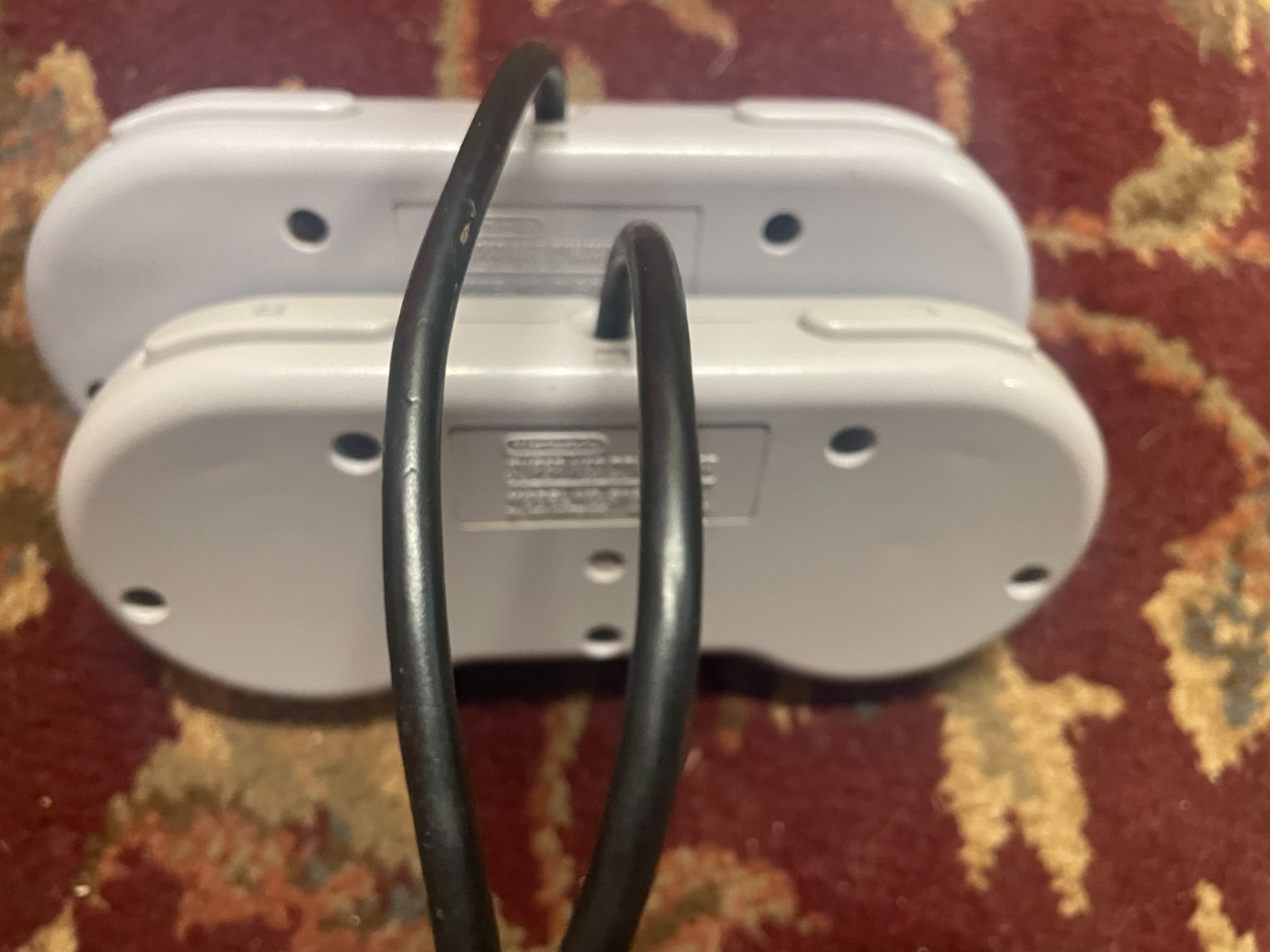 Nintendo SNES Console Bundle – SNS-001 – 2 OEM Controllers – SFII Turbo – Cables