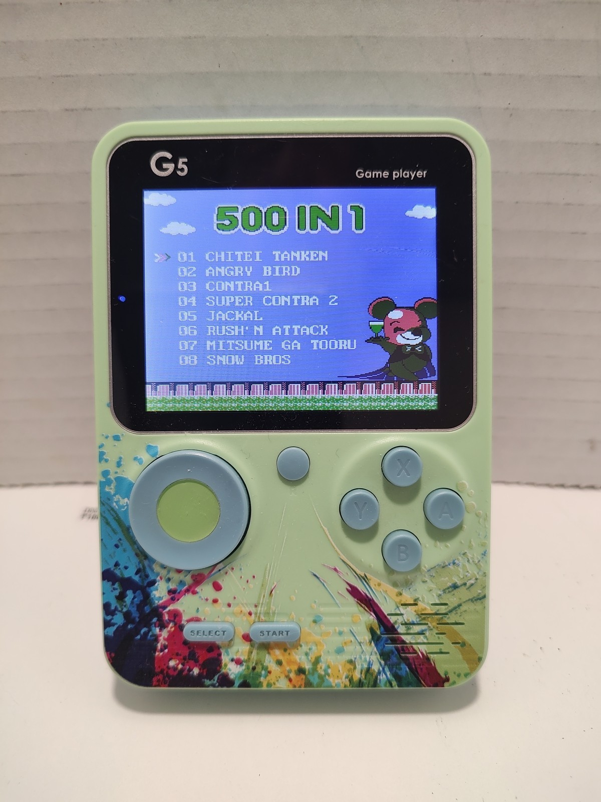 🔥 G5 Handheld Game Box Player 500 Retro Games 3″ Screen Mario Bros Tetris More