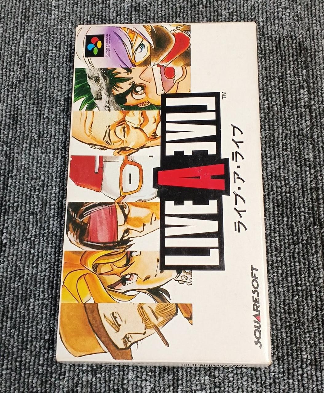 Square Enix Live A Live SFC SNES Game Cart, Boxed, Good Condition