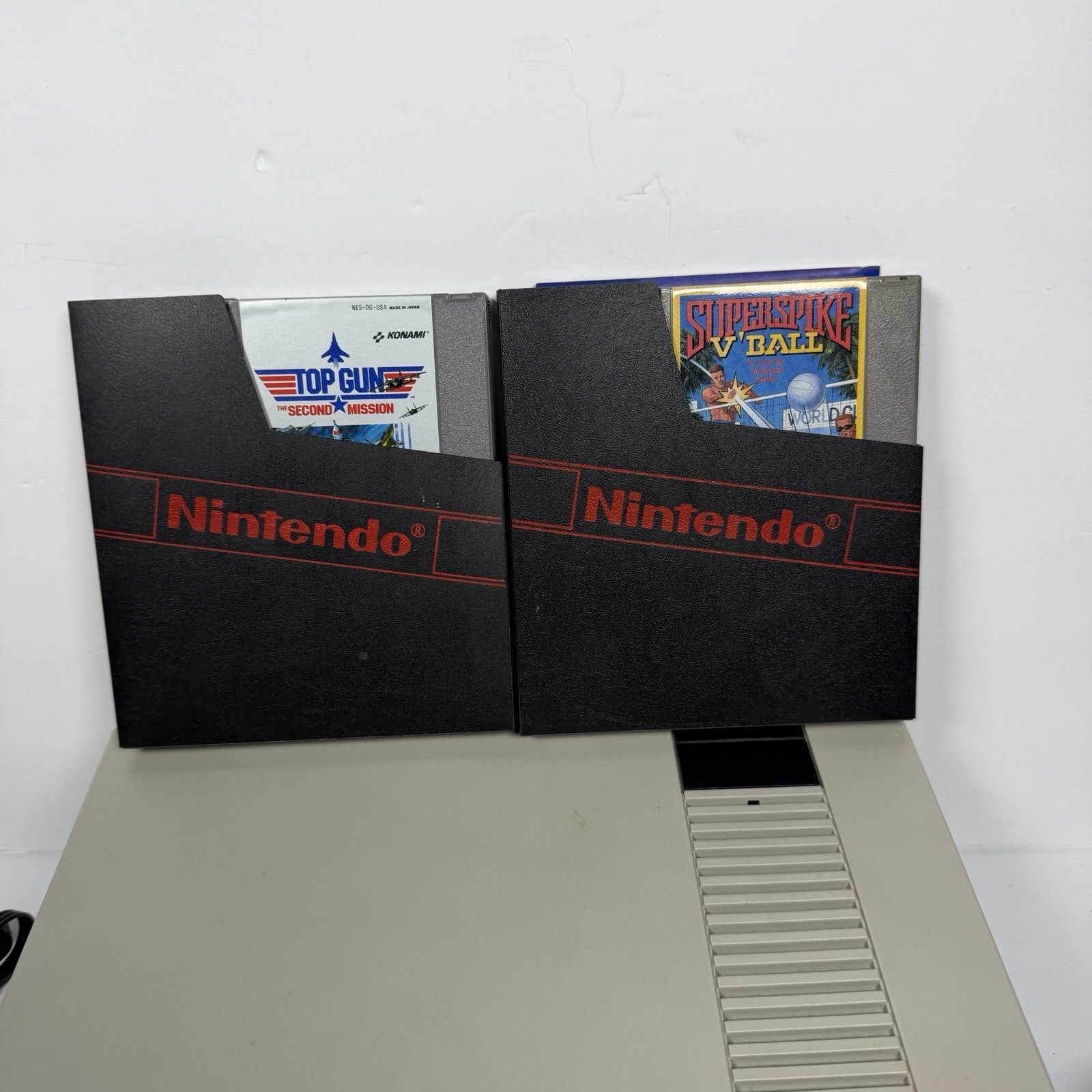 Nintendo NES Console Bundle with 2 Games, 2 Controllers – Tested & Working