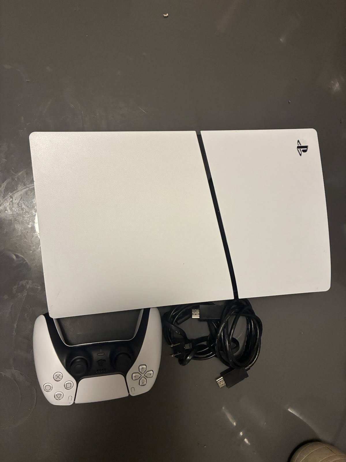 Sony PlayStation 5 Slim Console White, Controller, HDMI USB, Wi-Fi Capability