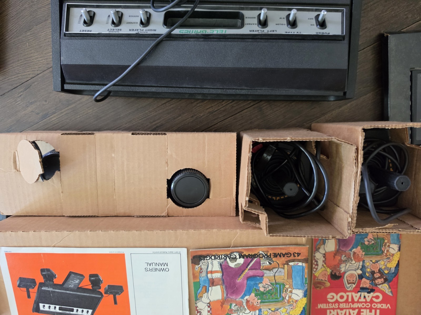 Vintage Sears Tele-Games Video Arcade System Model 637.99743 CIB Bundle + 6…