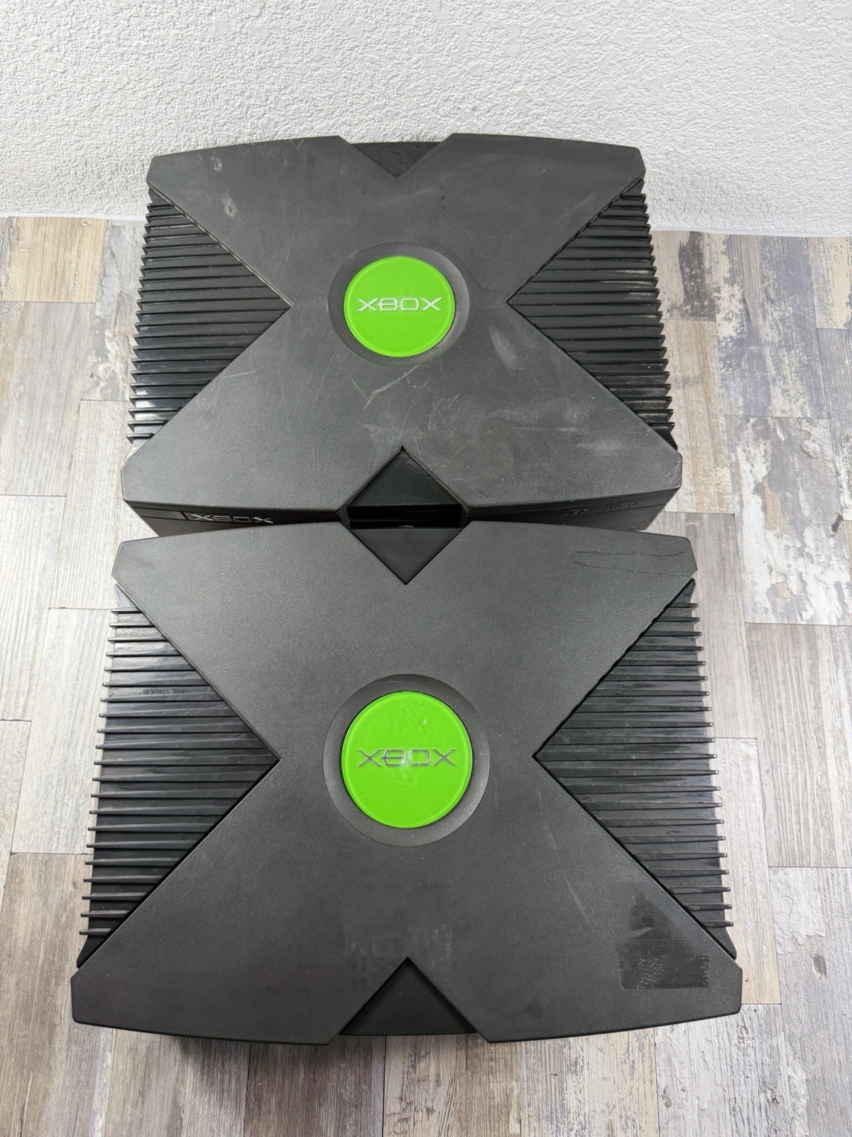 2 Original Microsoft Xbox Consoles For Parts Or Repair