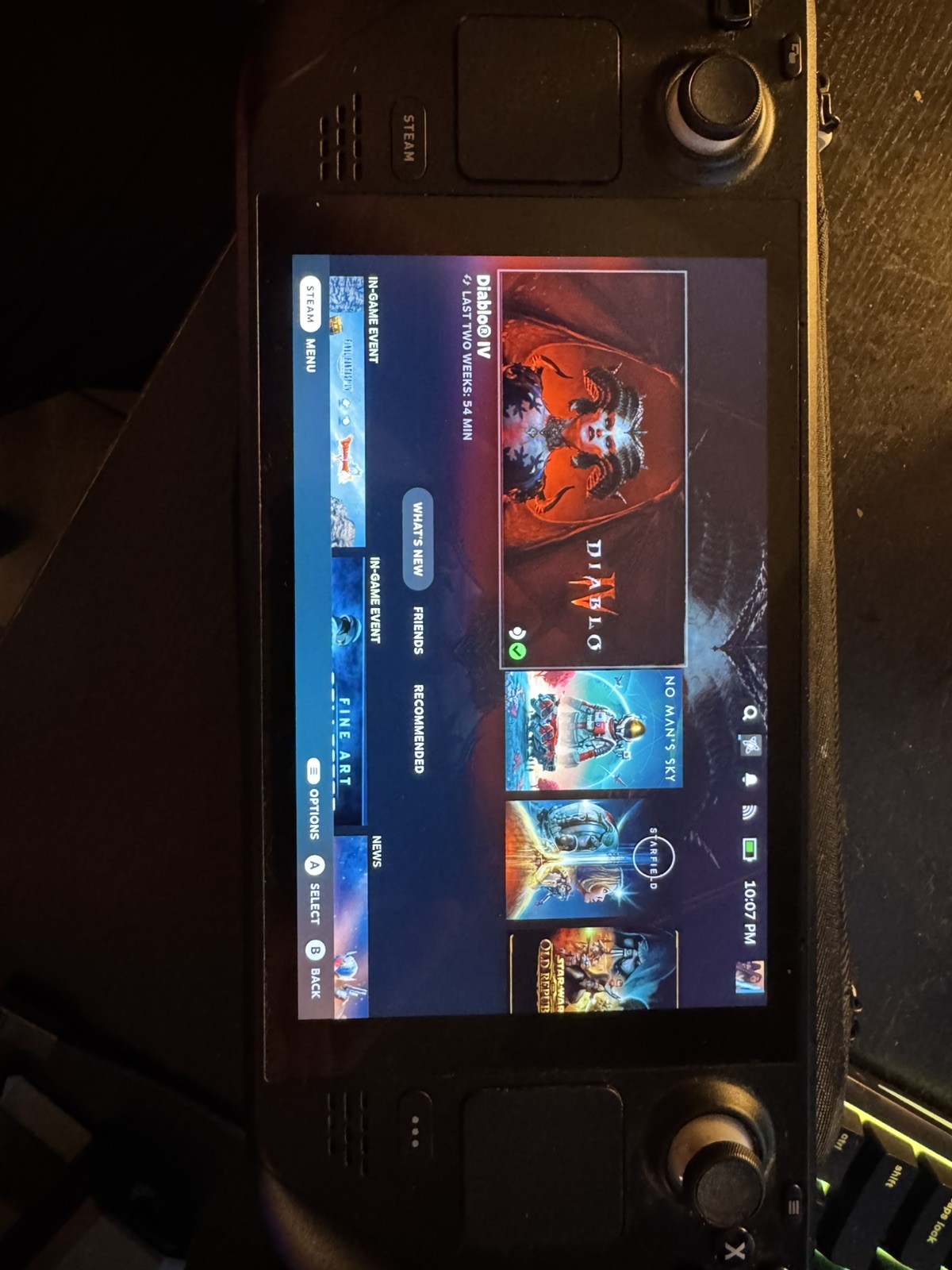 Steam Deck 512GB w/ generic docking station, 128gb card & carrying case included