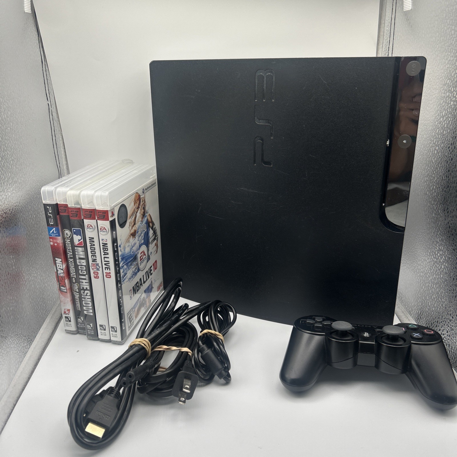 Sony PlayStation 3 Slim Launch Edition 320GB Console – Charcoal Black…