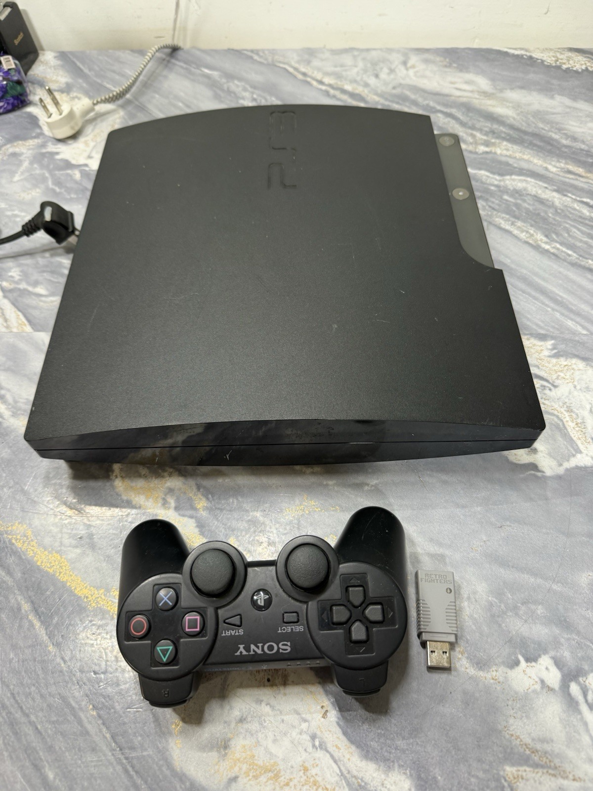 Sony PlayStation 3 Slim Console – Black; CECH-2001A