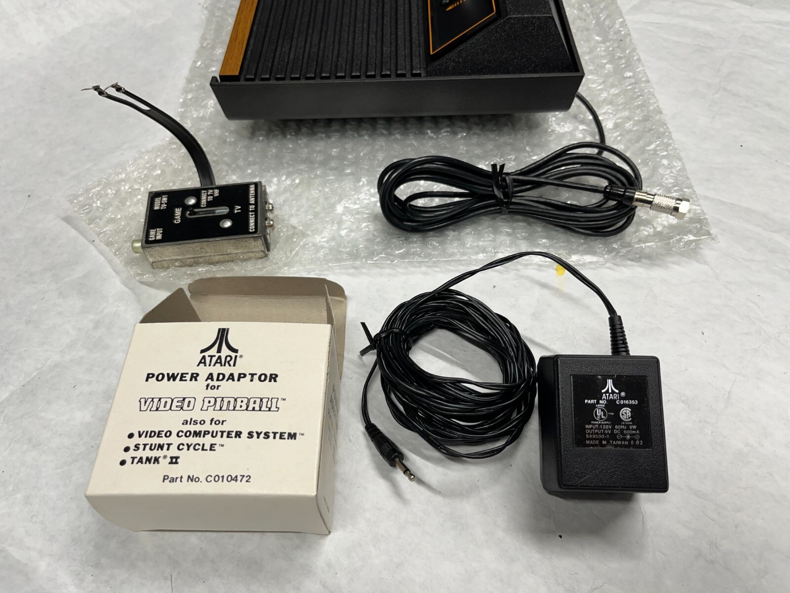 NOS 1982 ATARI VCS CX2600A 4 Switch Console System NEW Original Package OPEN BOX