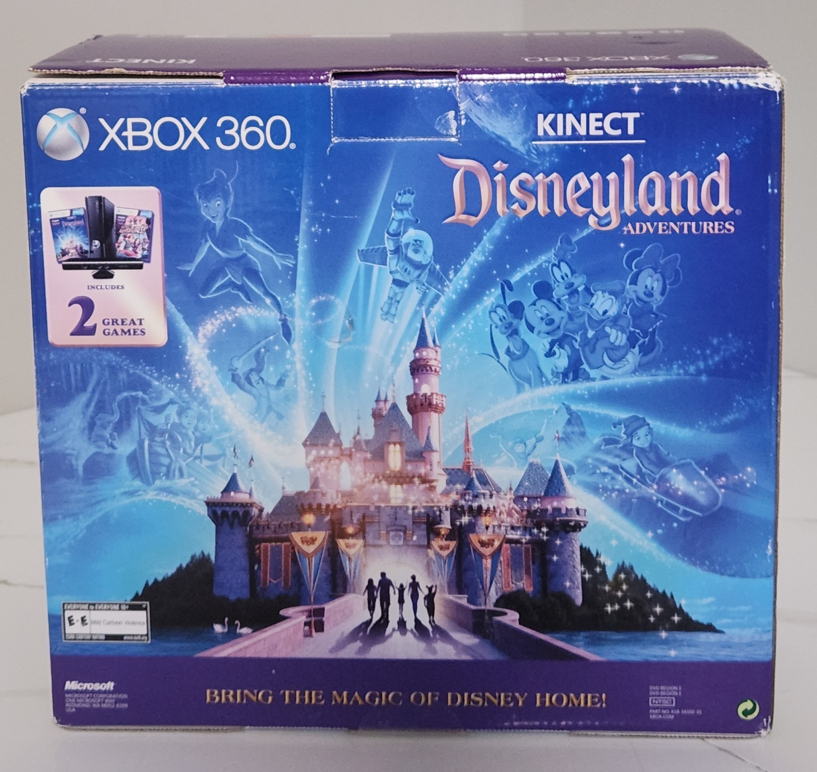 Microsoft XBOX 360 Disneyland Kinect Holiday System Bundle 4gb Brand New In Box