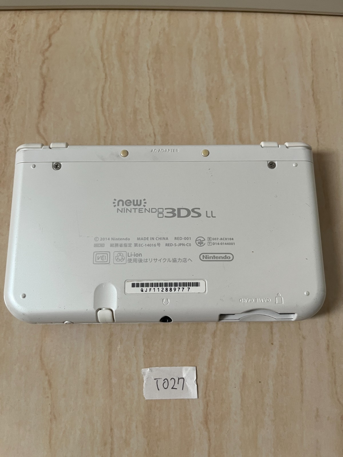 [Bottom IPS] new Nintendo 3DS XL LL Pearl White NTSC-J Japan [Excellent]