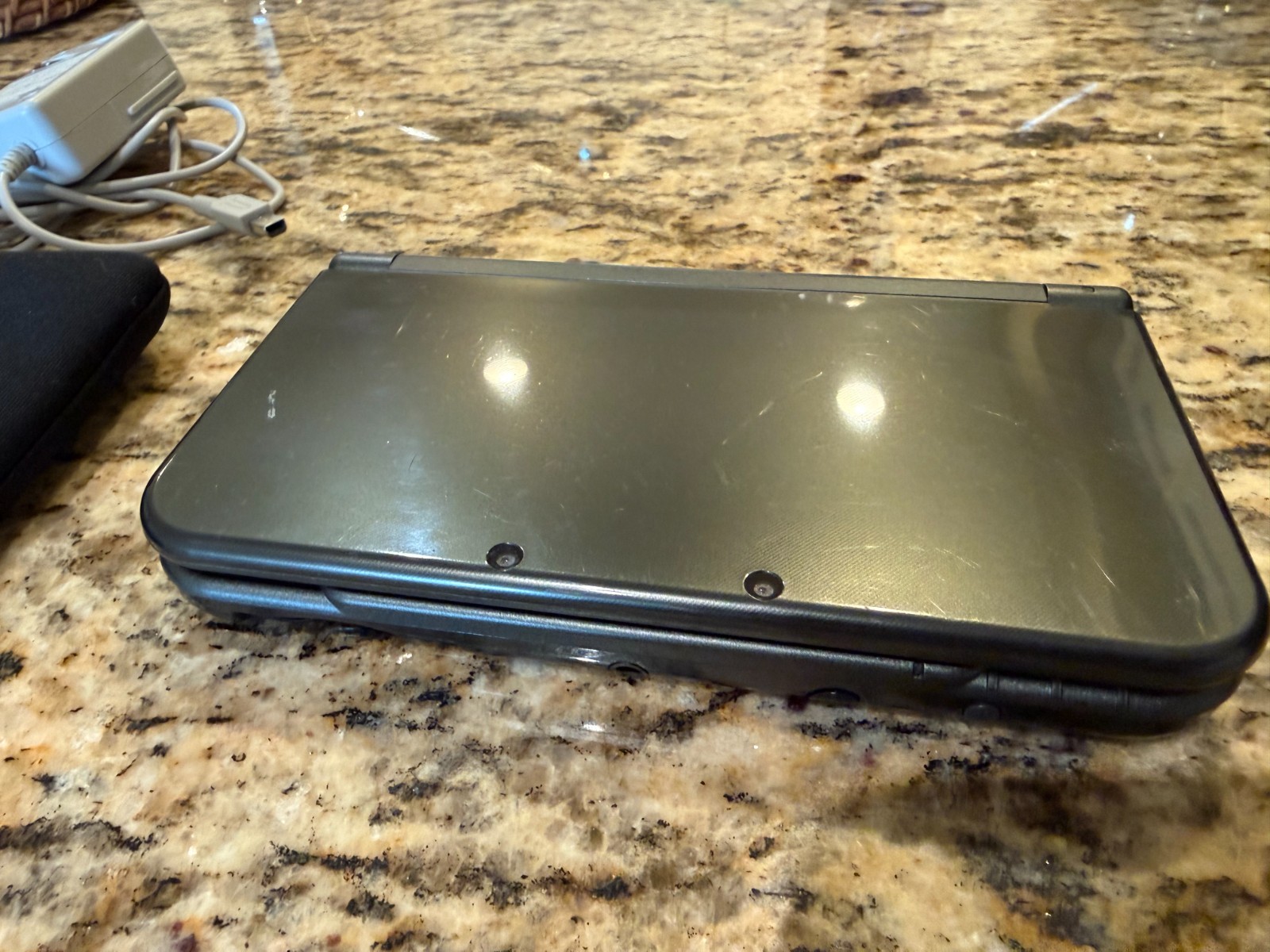 Nintendo New 3DS XL 16GB Handheld Gaming System, Gray, w/ 2 Games