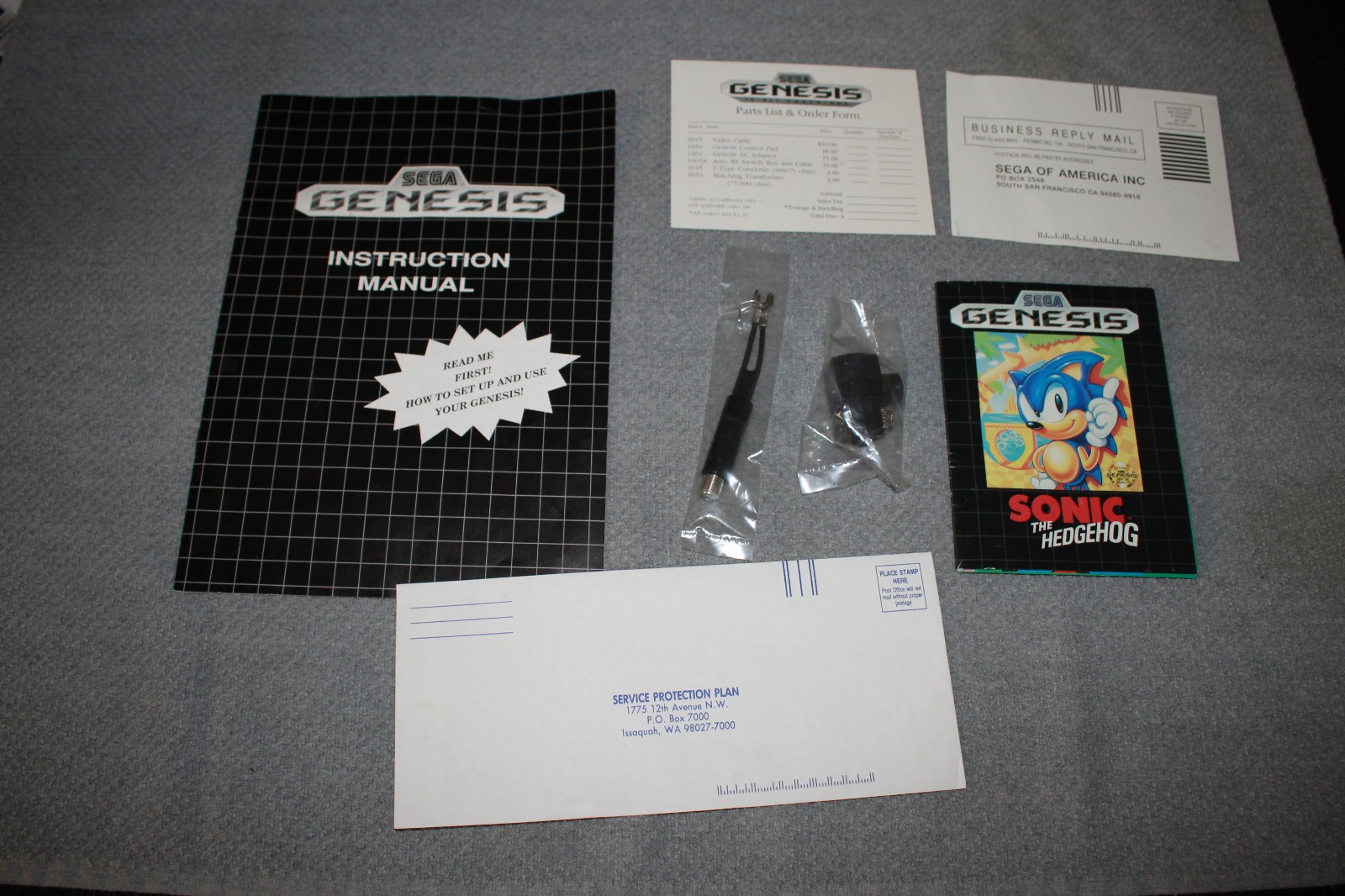SEGA Genesis Console MK-1611 Core System Complete in Protective Box Circa 1989