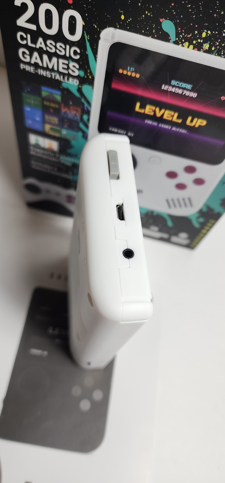 A2 Pocket Gaming Console with 200 Classic Games- OPEN BOX.