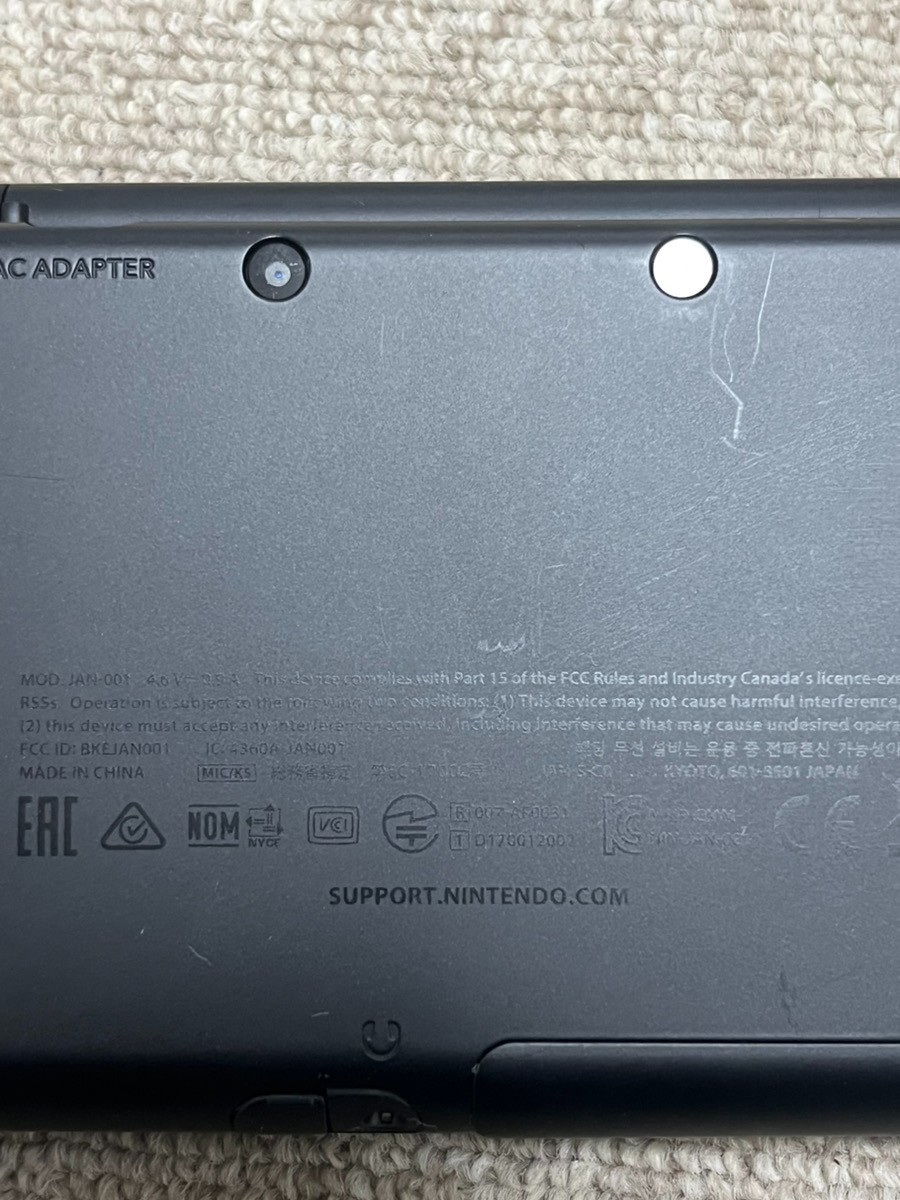 New Nintendo 2DS XL LL Black Turquoise Console Japanese B823