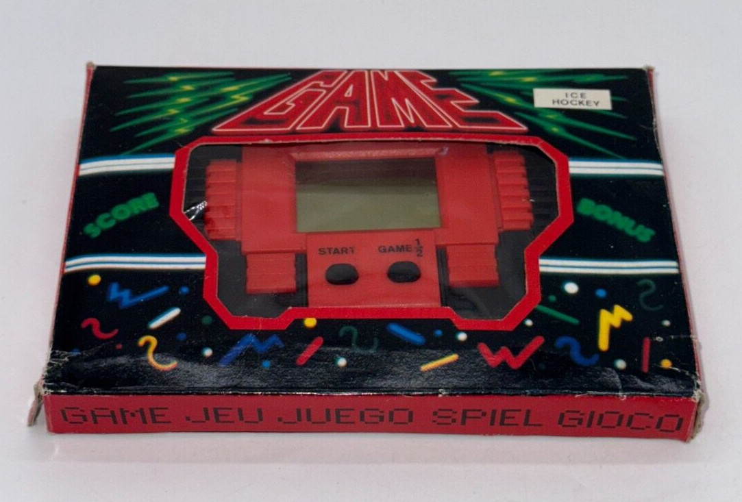 ICE HOCKEY – LCD Game & Watch Portable Console – 1990’s – DEADSTOCK – BOXED