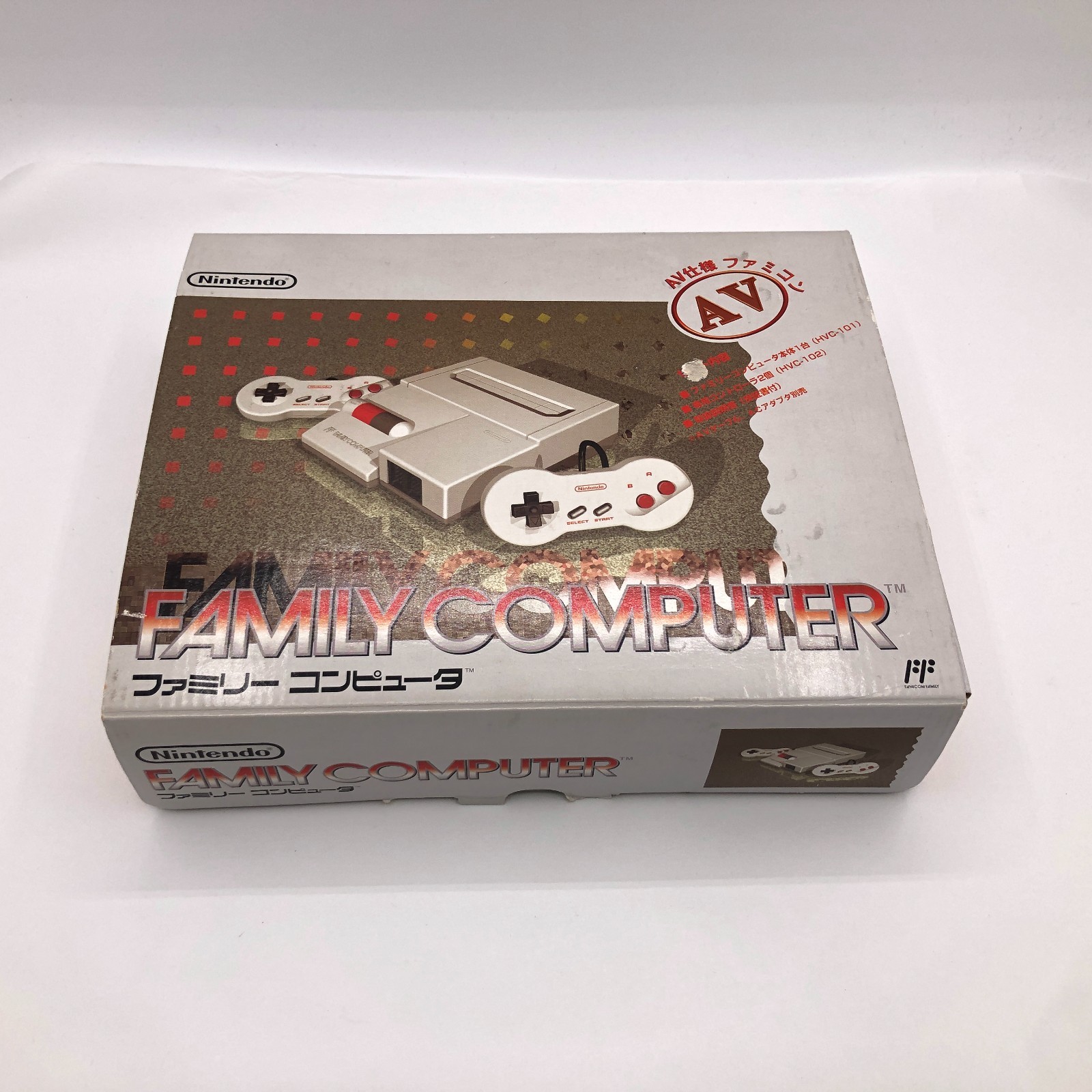 Nintendo New Famicom Console AV HVC-101 Box Bundle Games Japan NES Tested
