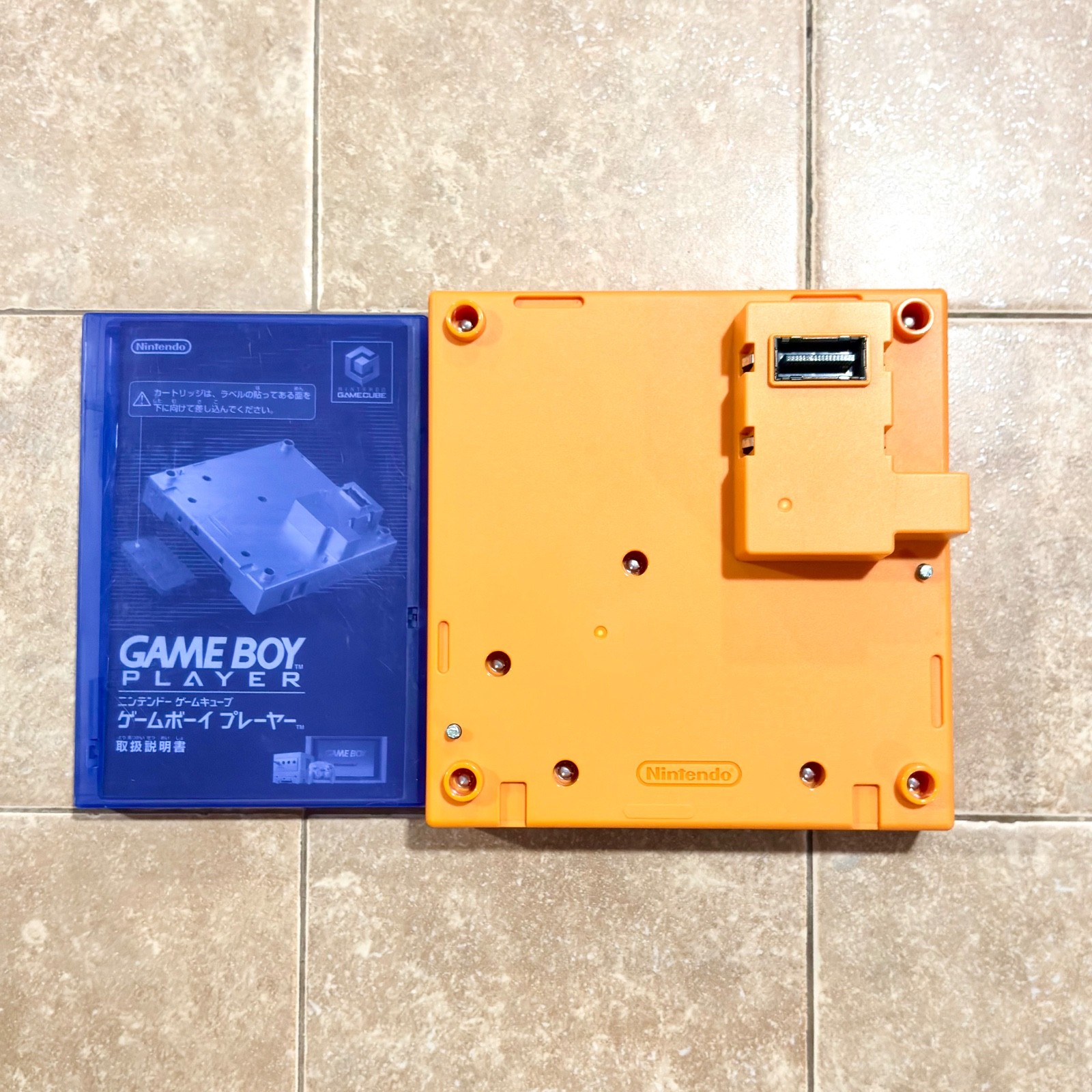 Spice Orange Game Boy Player DOL-017 for Nintendo GameCube Japan CIB NEW 🔥 RARE