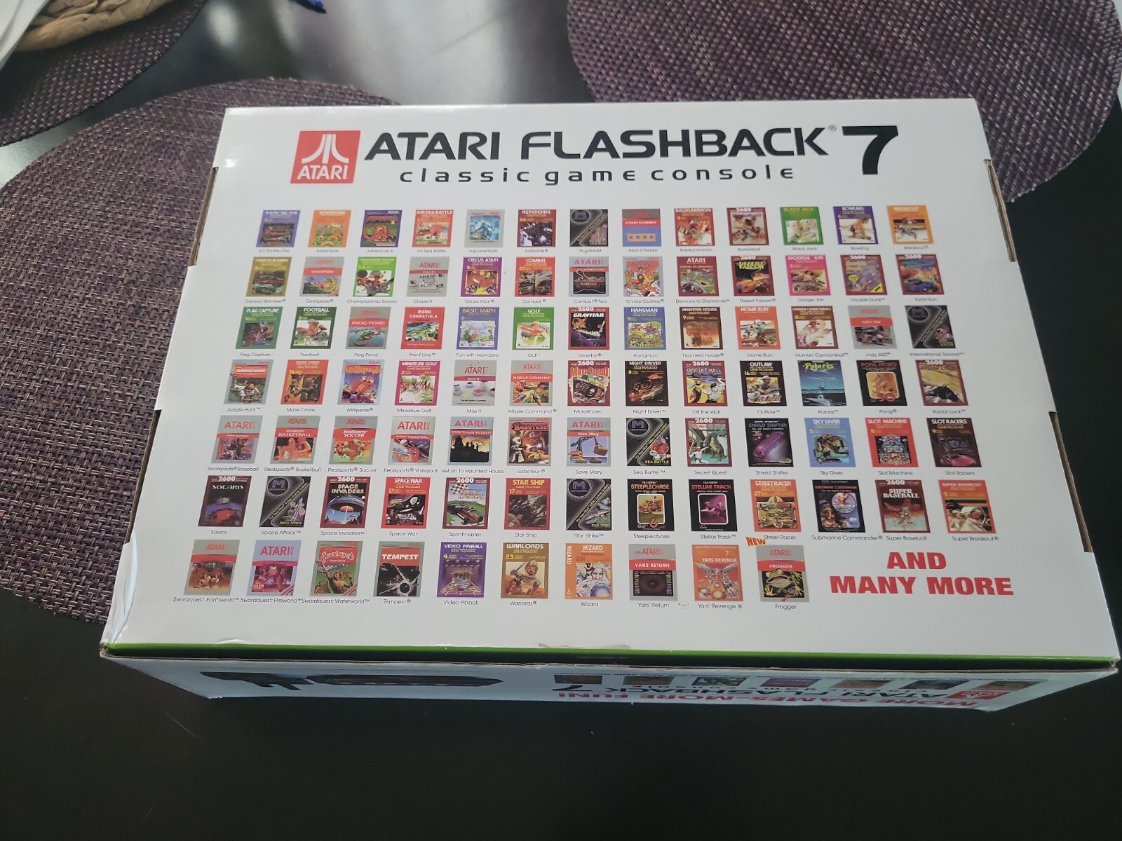 Atari Flashback 7 Classic Game Console – Black/Orange