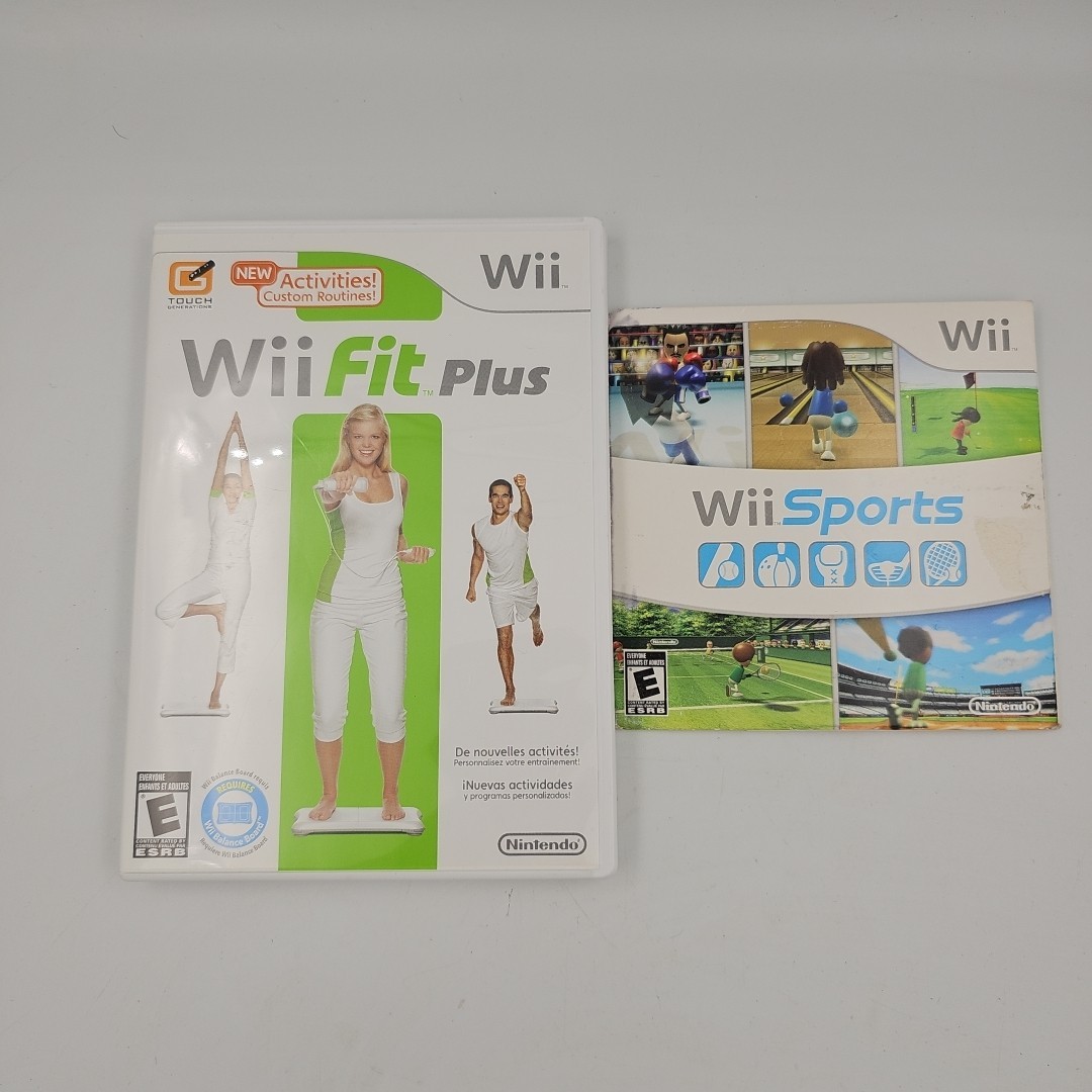 NINTENDO Wii With Balance Board 2 Remotes Udraw 2 Wheels 2 Nunchuks & 6 Games