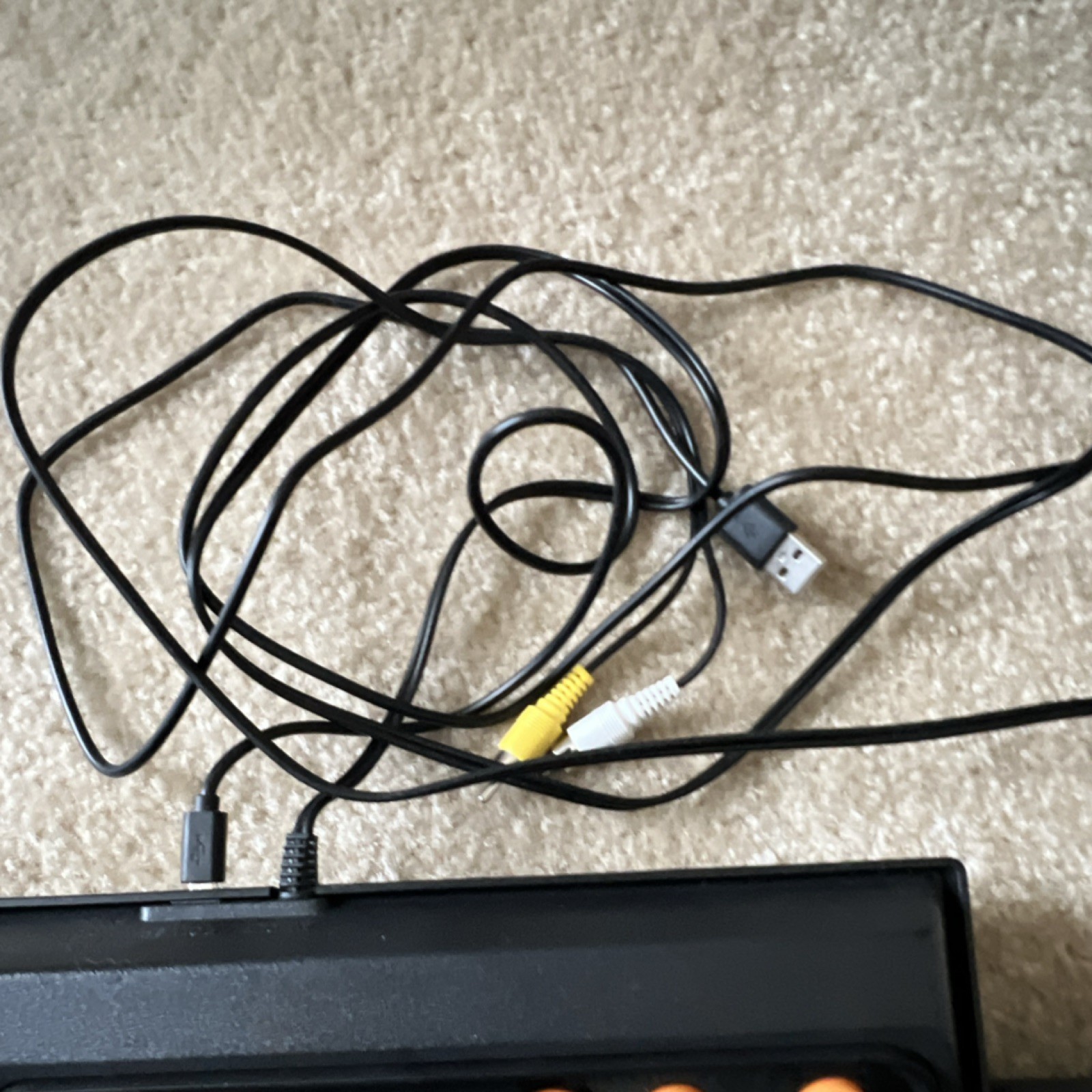 Atari Flashback Home Console Black Orange Brown w/ Joysticks Atari 2600 RCA USB