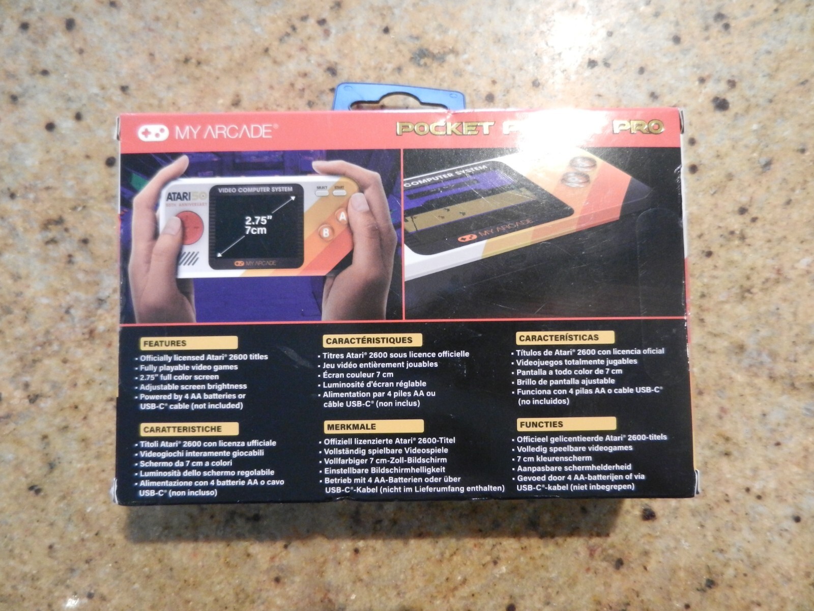 Atari50 – 50th Anniversary – My Arcade Pocket Player Pro 100 Games – BRAND NEW!