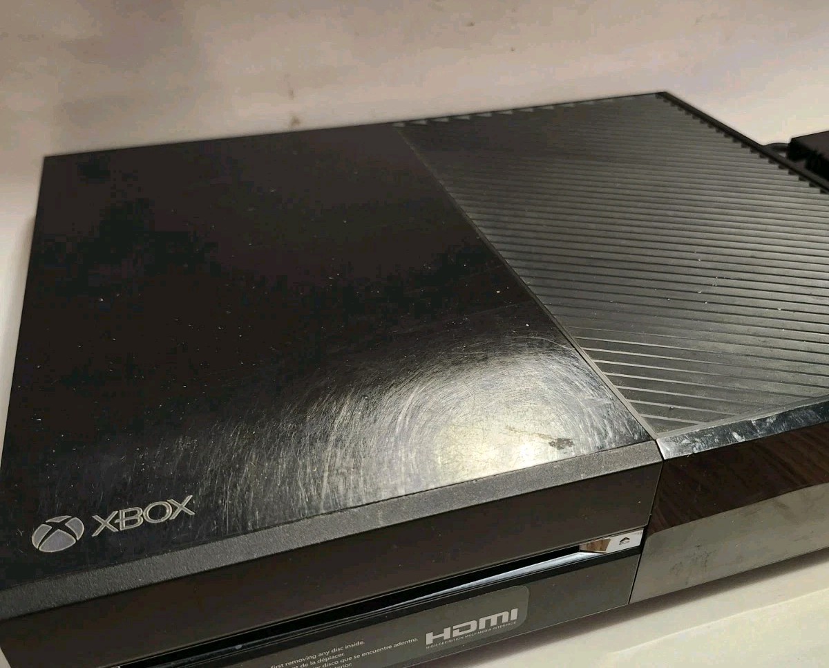 Microsoft Xbox One Console Model 1540 With Power Supply For Parts or Repair