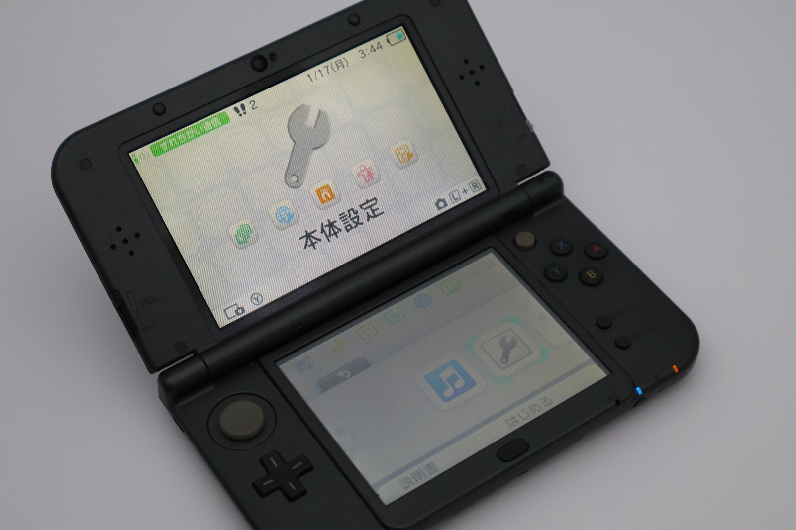 【RANK A】Nintendo New 3DS　LL XL 4GB Japanese ver　Black